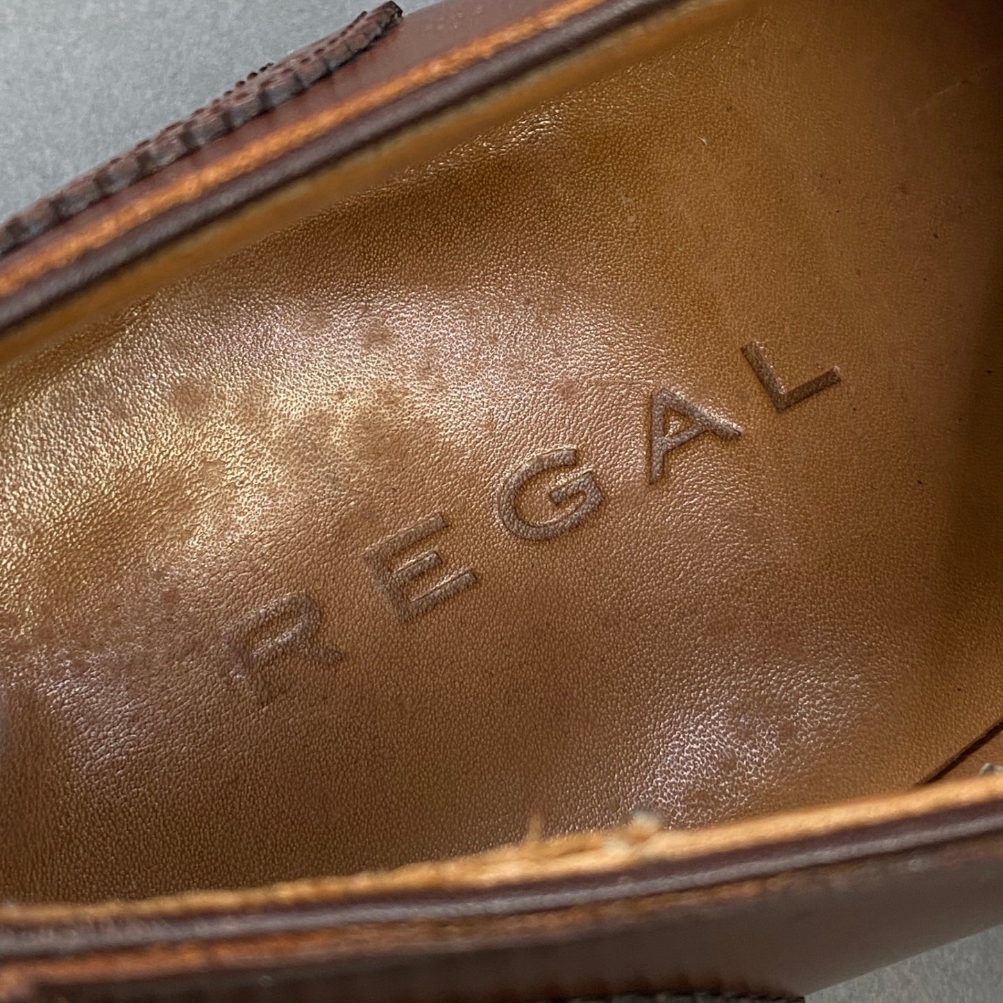 1h1 REGAL リーガル ウイングチップ 内羽根 ドレスシューズ ビジネスシューズ 革靴 26 ブラウン レザー メンズk02i