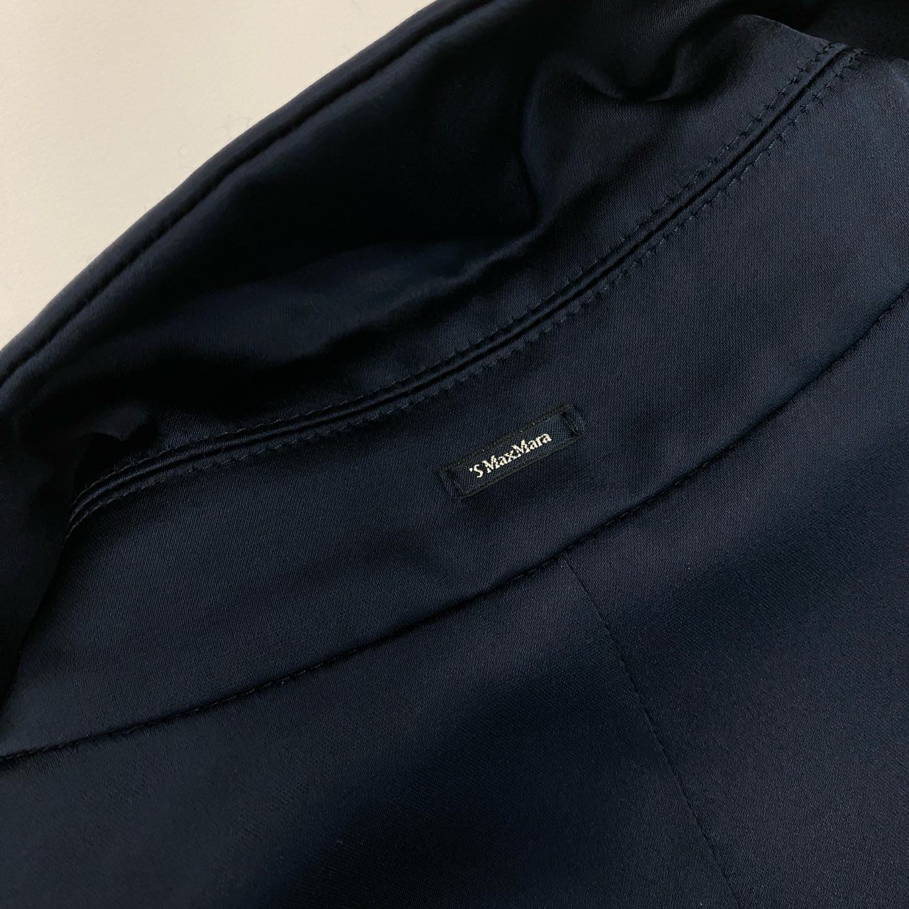 72j15 ’S MaxMara エスマックスマーラ テーラードジャケット ジャケット フォーマル 40サイズ ネイビー レディースu02t