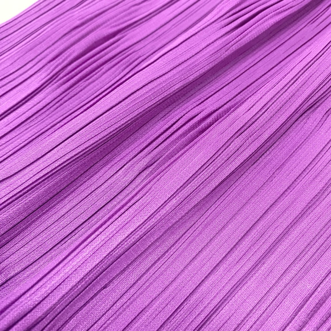 41h24《美品》 PLEATS PLEASE プリーツプリーズ イッセイミヤケ エンボス加工 星柄 プリーツカットソー トップス PP81-JK143 サイズ3 パープル ポリエステル レディースu02t