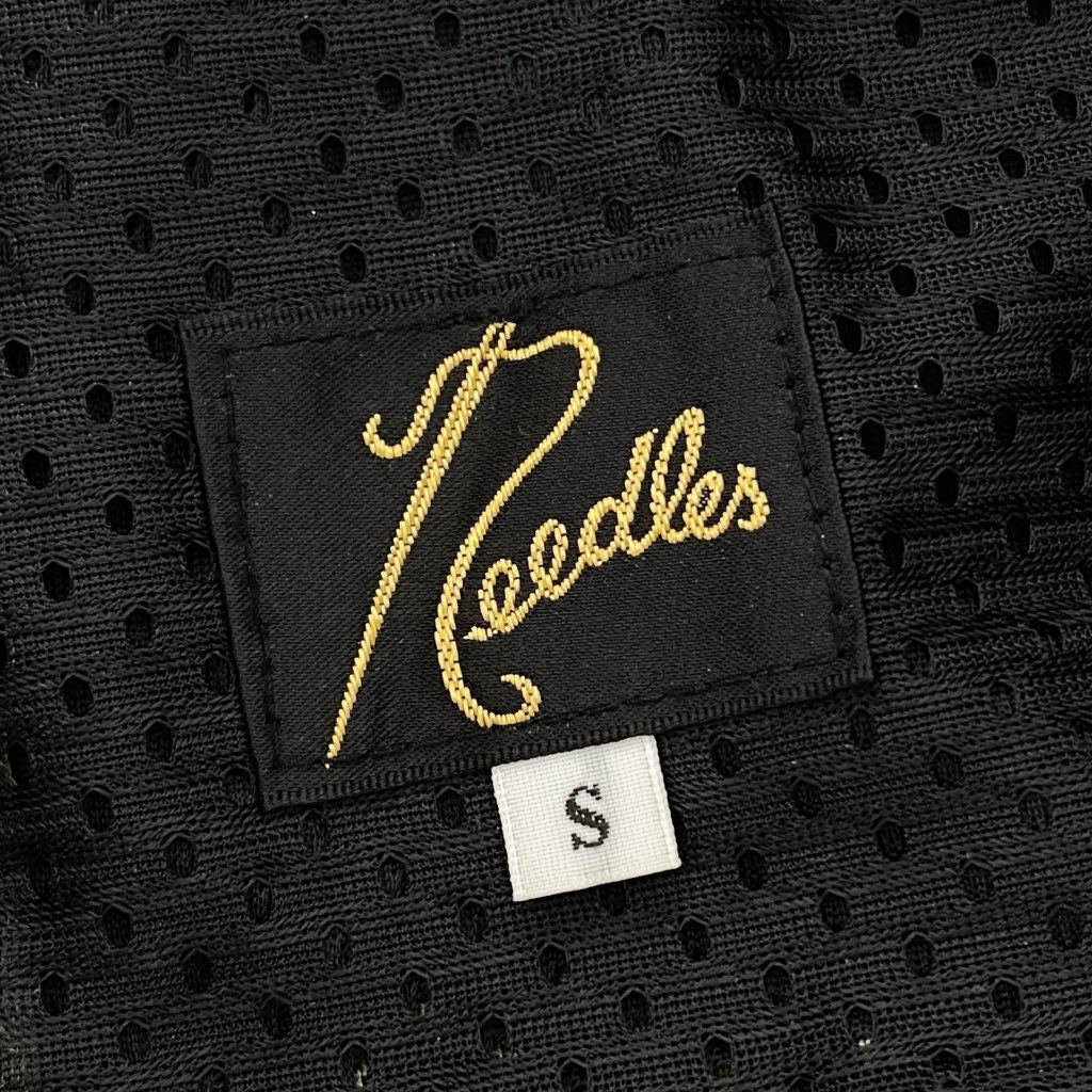 71g3 《美品》 Needles ニードルス 23ss Track Pant - Poly Jq. トラックパンツ ストライプ ジャージ ボトム MR283 S イエロー ポリエステル