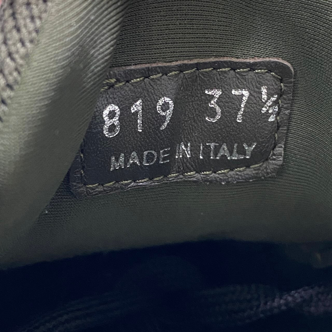 3e21 PRADA プラダ CLOUDBUST THUNDER メッシュスニーカー ボリュームソール イタリア製 メンズ 男性用 37 1/2 カーキ ブラックo07t