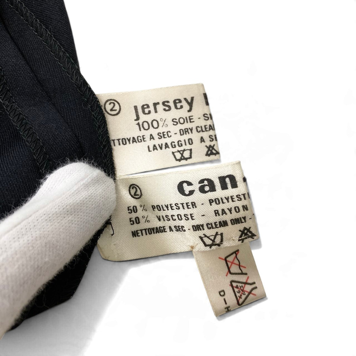 28j15 LEONARD FASHION レオナール ロングスリーブ ワンピース 花柄プリント シルクワンピース ブラック レディースu02t