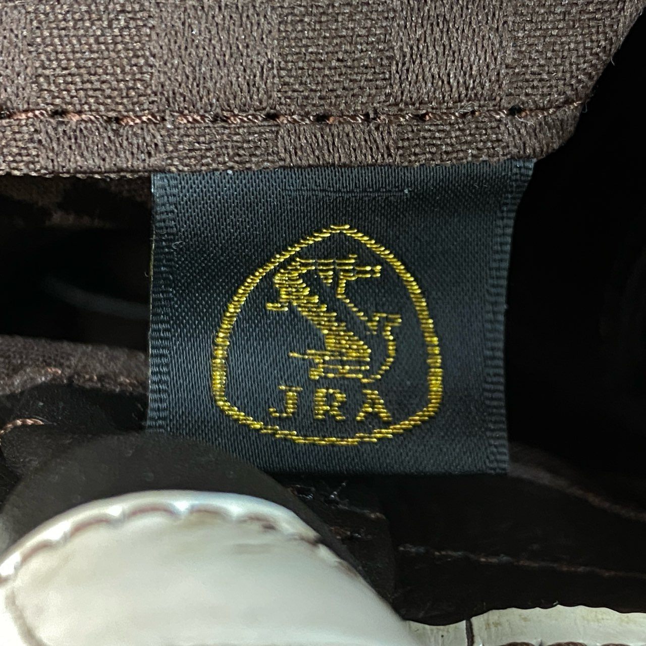 ak18 JRA認定 クロコダイル 2way ハンドバッグ ショルダーバッグ 目地染め ホワイト レザーk02i