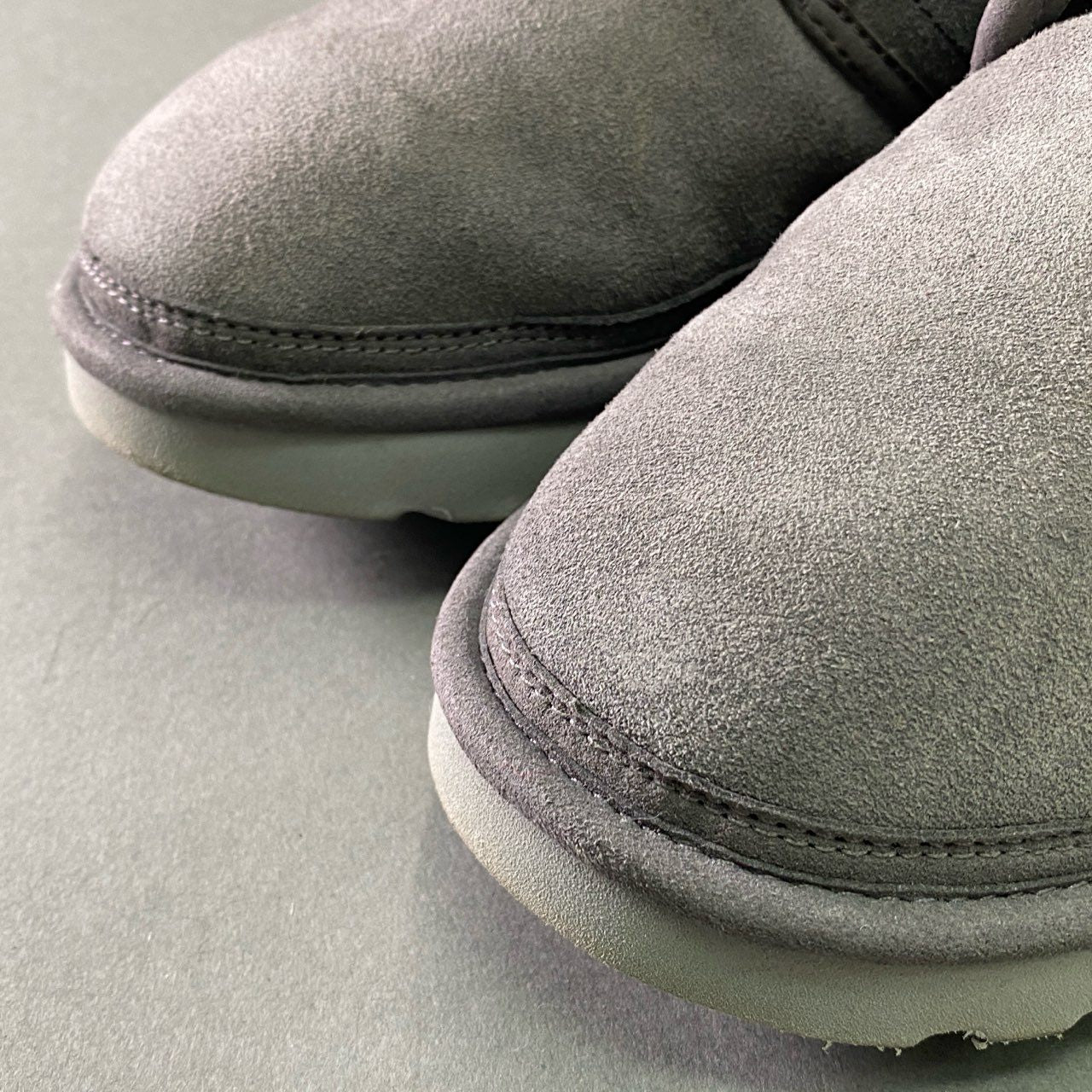 5f10 【美品】UGG アグ オーストラリア NEUMEL FLEX ムートンブーツ ショートブーツ サイズ23 グレー レディース 女性用 靴