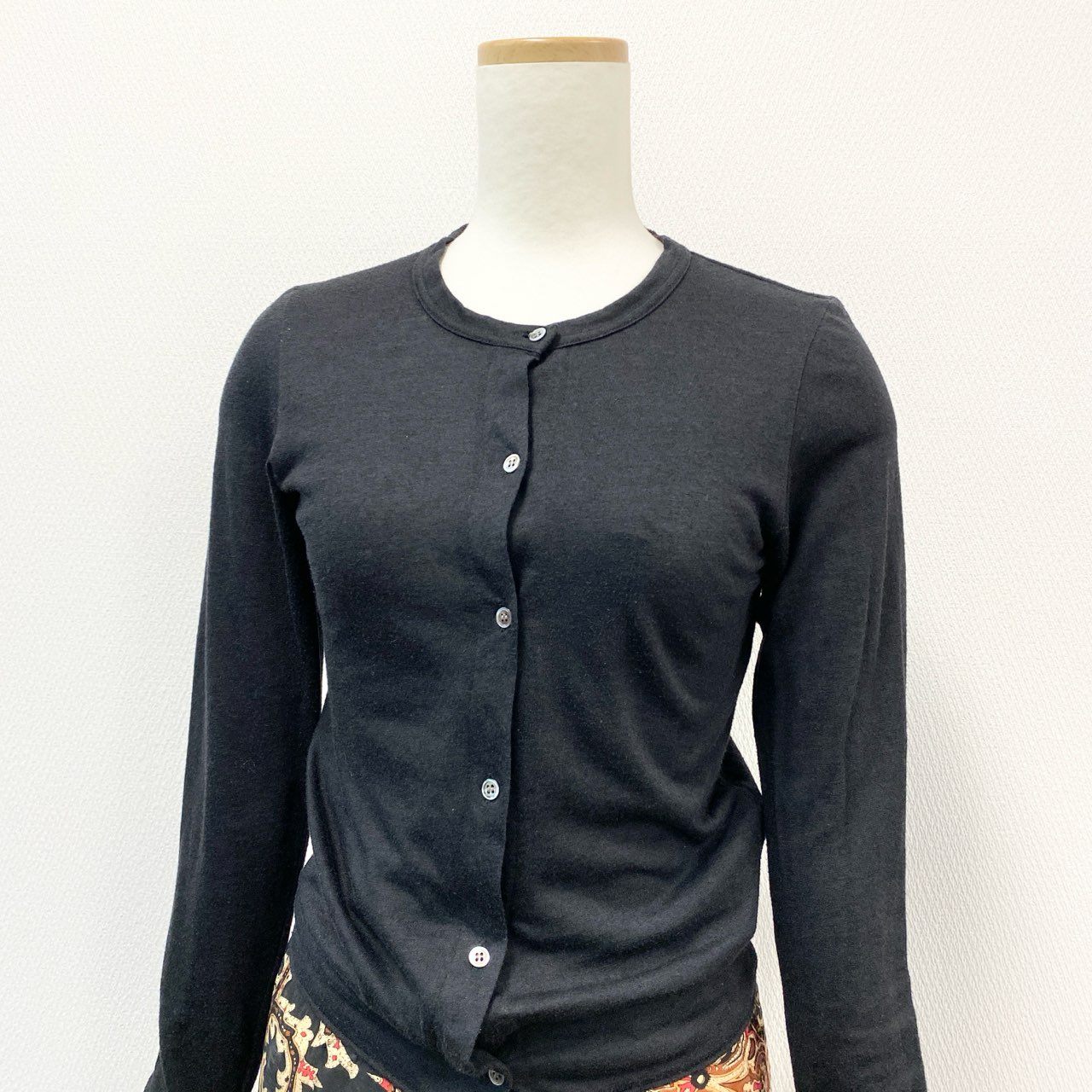 41h24 sacai サカイ 異素材切替 ドッキングワンピース チュニック ドレス ペイズリー柄 1 ブラック レディース 日本製o07t