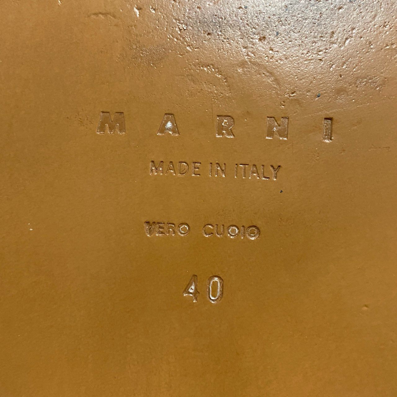 3f26 【美品】イタリア製 MARNI 2020モデル マルニ レザーサンダル グルカサンダル サイズ40 ブラウン メンズ 男性用 靴