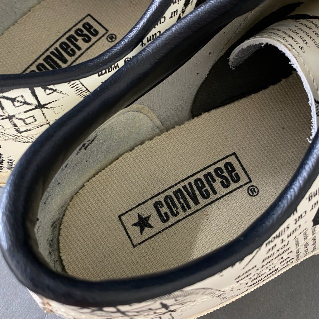 2h4 CONVERSE コンバース ジャックスター ワンスター ローカットスニーカー シューズ 9 1/2 ホワイト ブラック