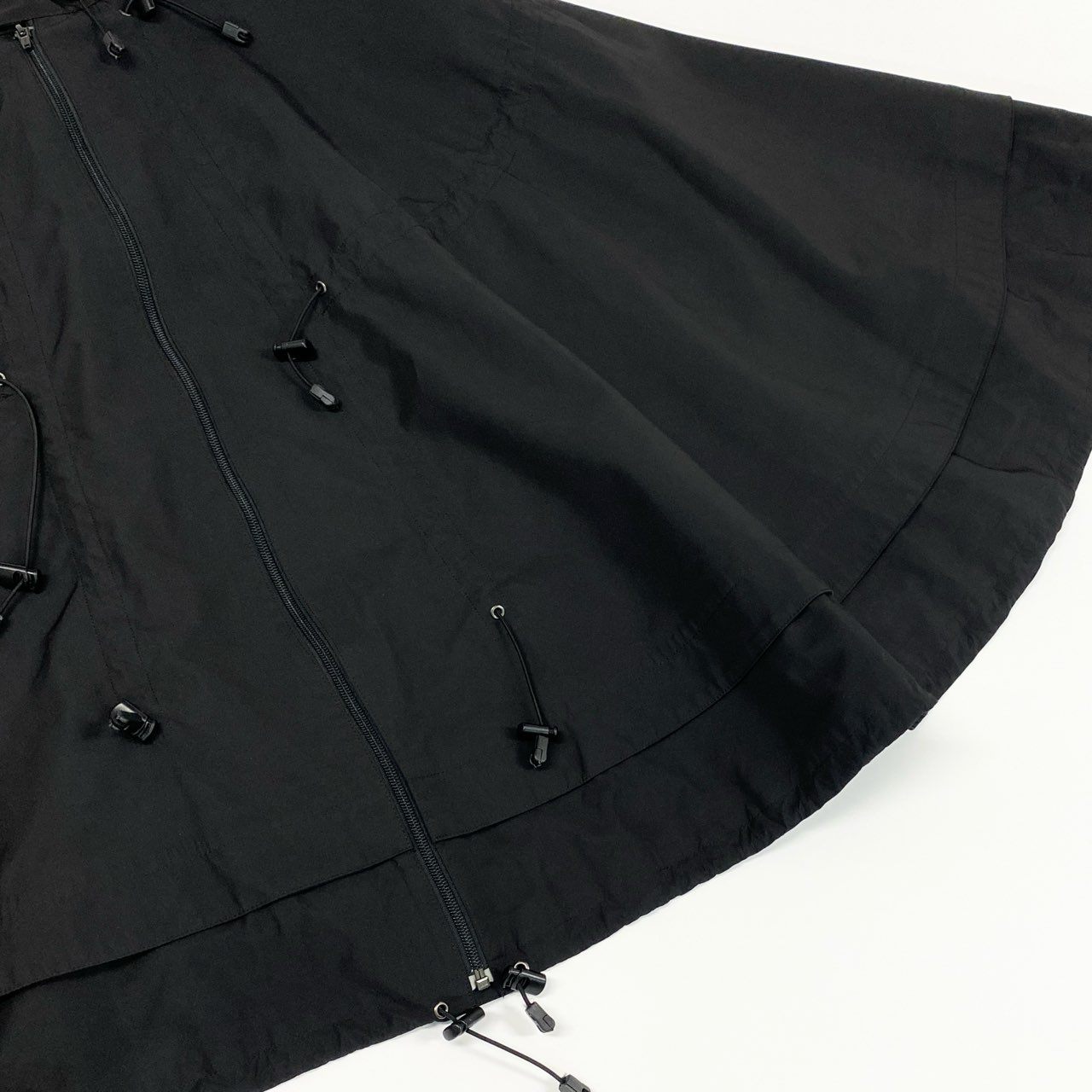 72a14 JUNYA WATANABE COMME des GARCONS ジュンヤワタナベ コムデギャルソン 2way スカート ポンチョ S ブラック AD2005 日本製 GORE WINDSTOPPER
