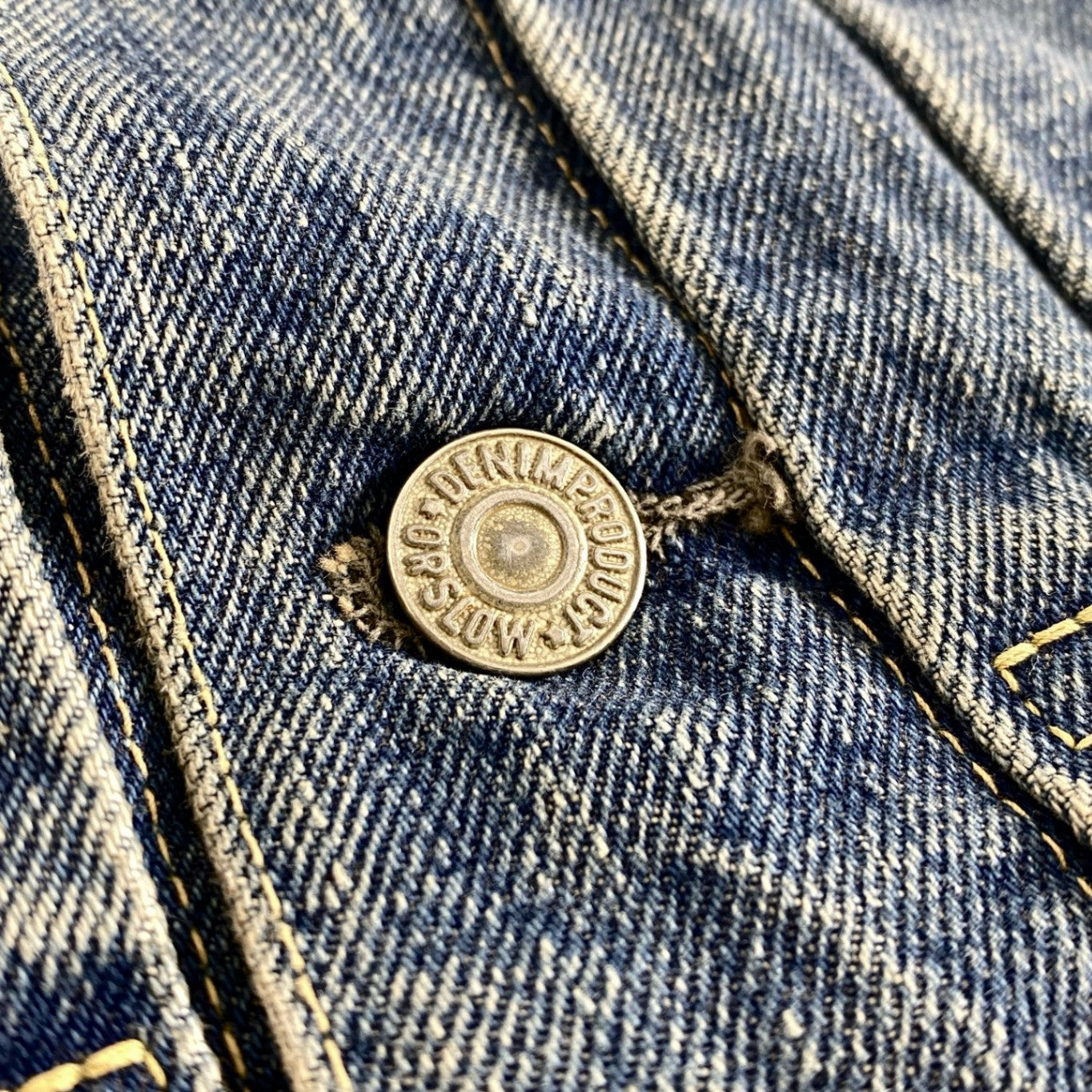 1d24 日本製 or slow オアスロウ 2ndTYPE デニムジャケット ジージャン Gジャン サイズM インディゴブルー コットン100% レディース