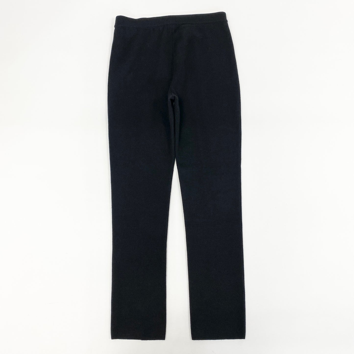 56h1 FOXEY NEW YORK フォクシーニューヨーク Knit Pants ニットパンツ フルレングス イージーパンツ レディース 女性用 39272 38 ブラックu02t