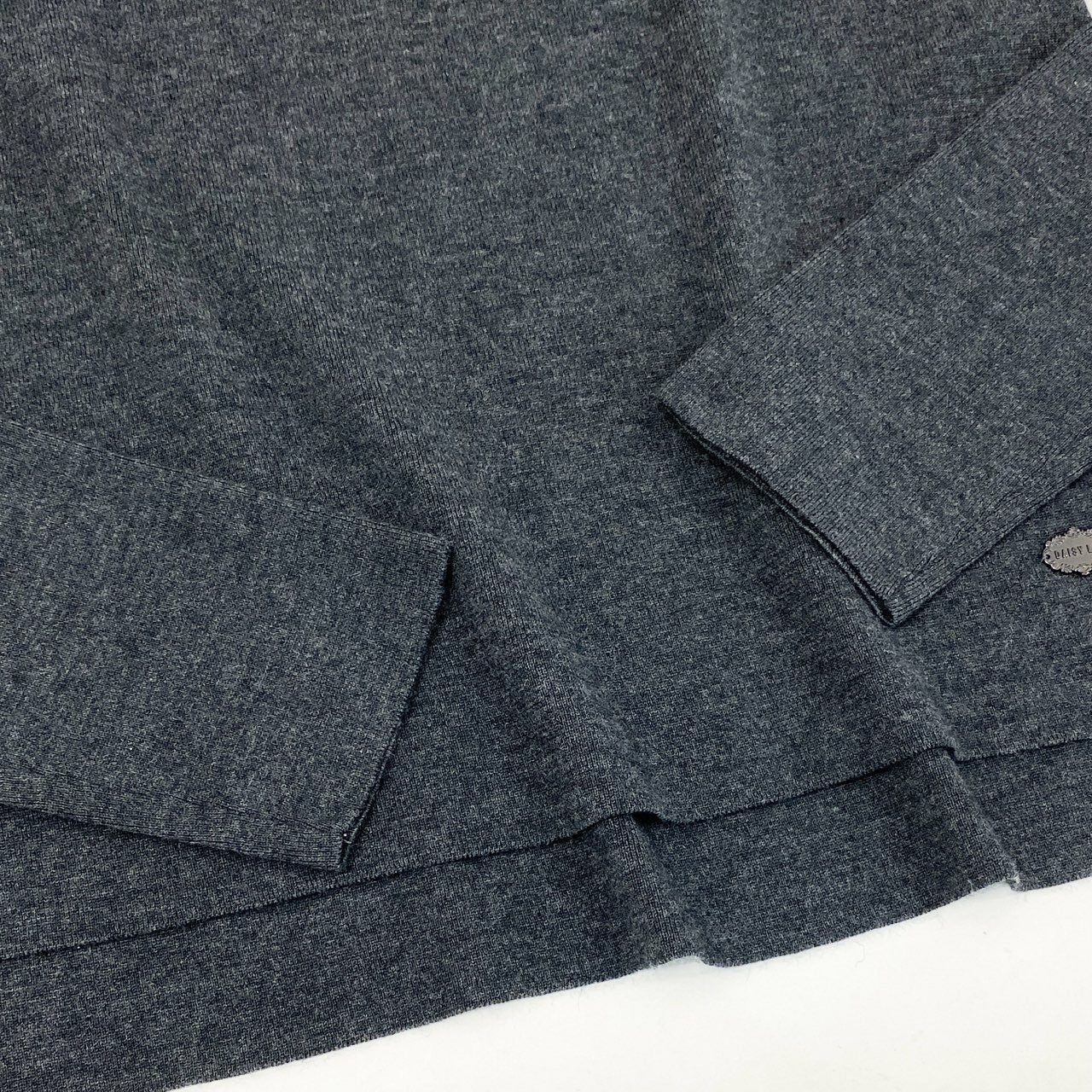 34d4 《美品》 FOXEY フォクシー グレースウール ニット セーター トップス 31882 サイズ38 グレー ウール100% レディース 日本製