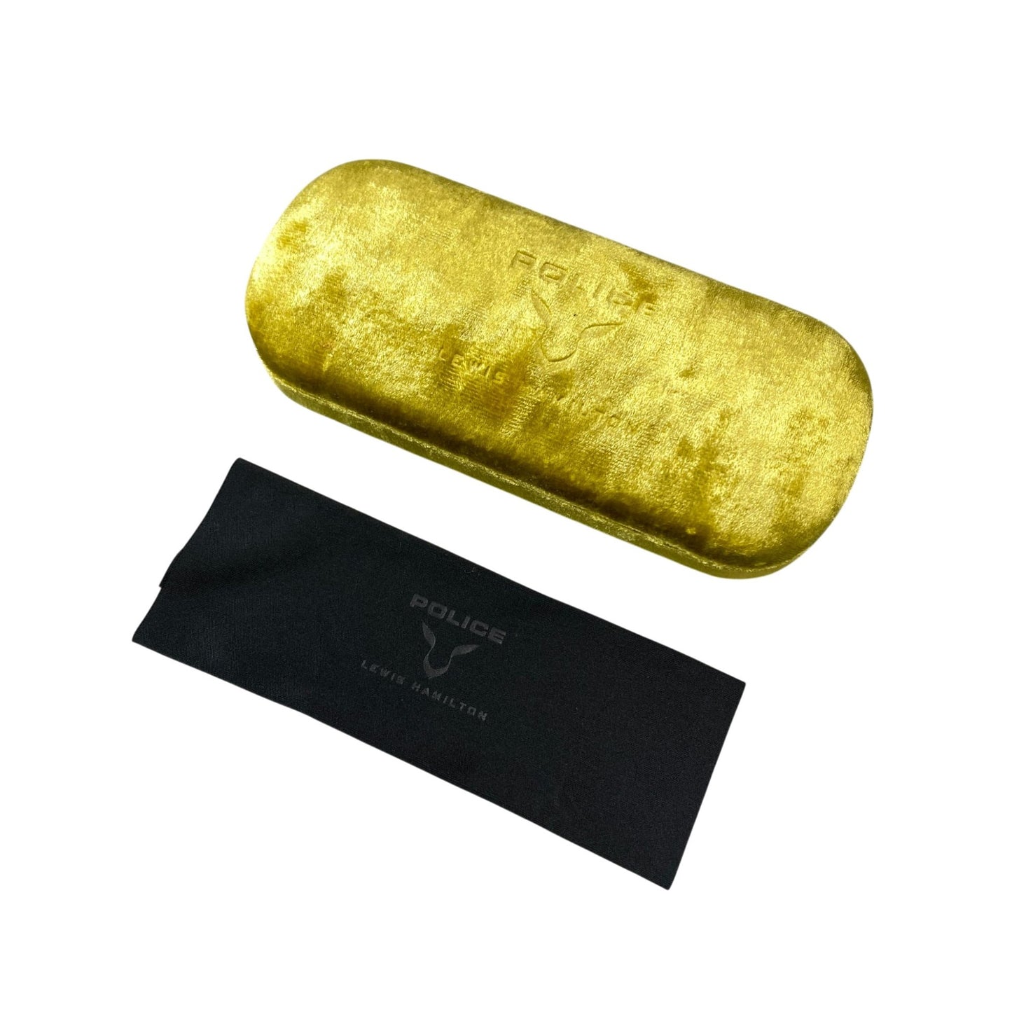 L10 POLICE ポリス × LEWIS HAMILTON ルイスハミルトン サングラス ティアドロップ SPLA25 57□17 ブラック シルバー F1 アイウェア メガネ 眼鏡 ケース付きt18r