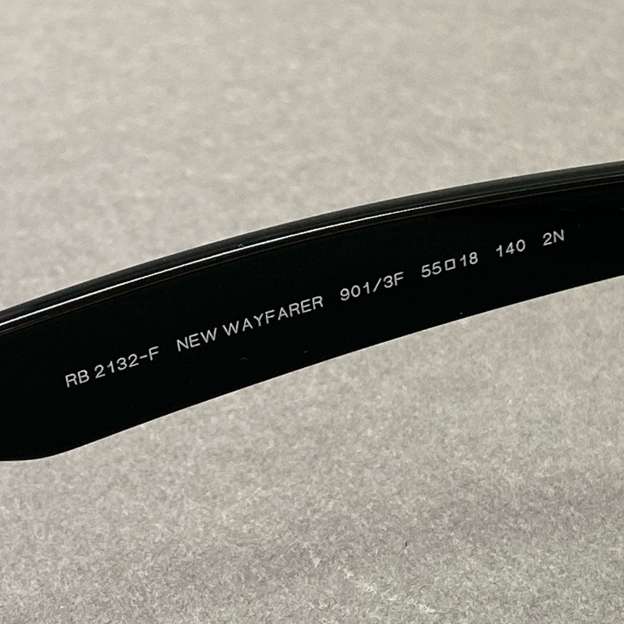 a27① Ray Ban レイバン NEW WAYFARER CLASSIC ウェイファーラー サングラス アイウェア RB2132-F 55□18-140 ブラック ブルー