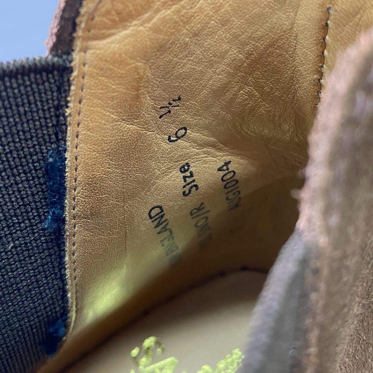2b27 SANDERS サンダース ADAM CHELSEA BOOT チェルシー サイドゴアブーツ スエードレザー 6 1/2 ブラウン 本革