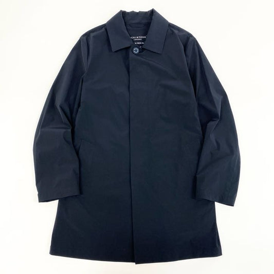 79g24 MACKINTOSH LONDON  マッキントッシュ ロンドン ウルトラ2WAYストレッチステンカラーコート アウター G1A32-312-29 40 ネイビー メンズ_