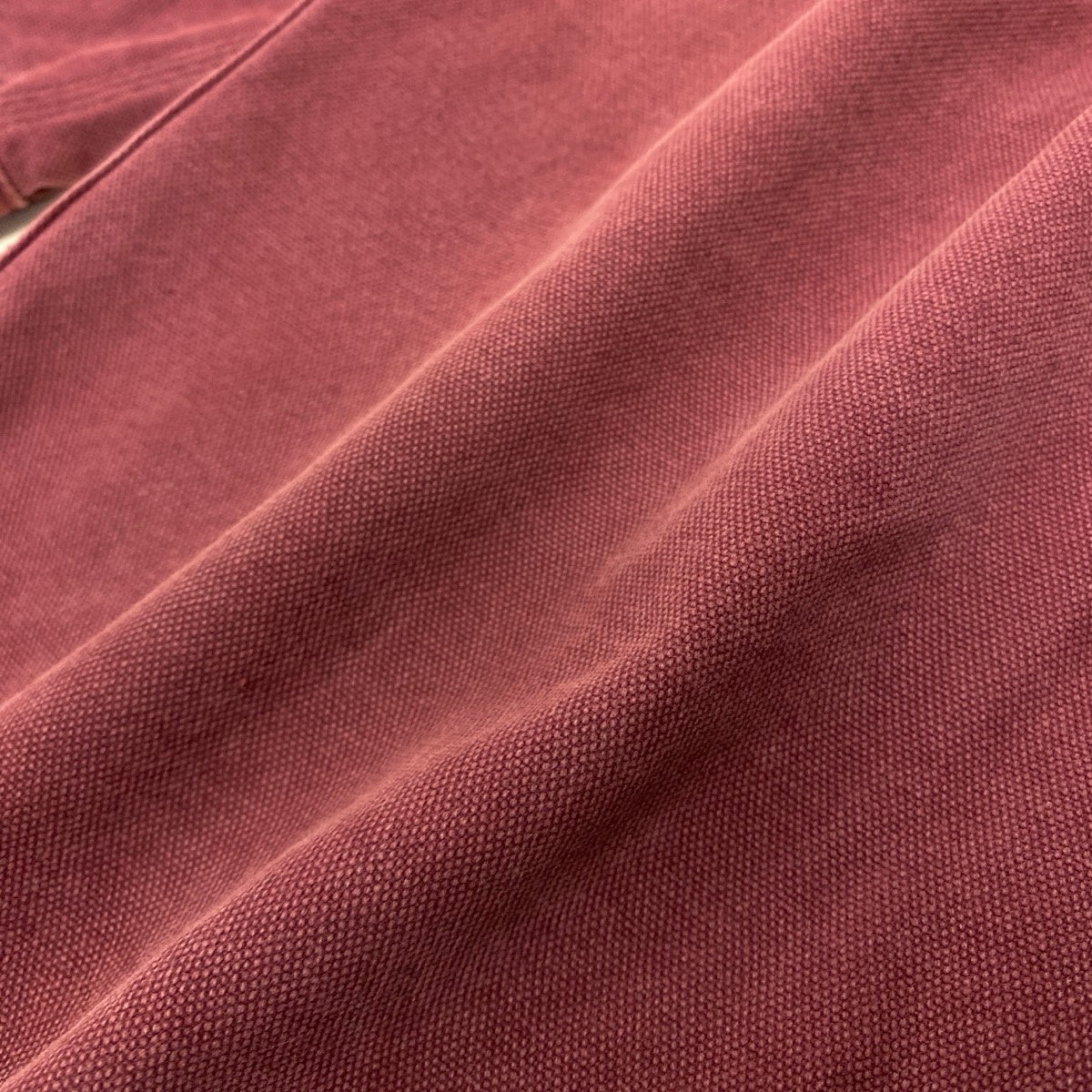 10i29 【美品】HOMBRENINO オンブレニーニョ ダブルブレスト カバーオールジャケット ストーンウォッシュ加工 Mサイズ バーガンディ コットン100% メンズ 男性用u02t