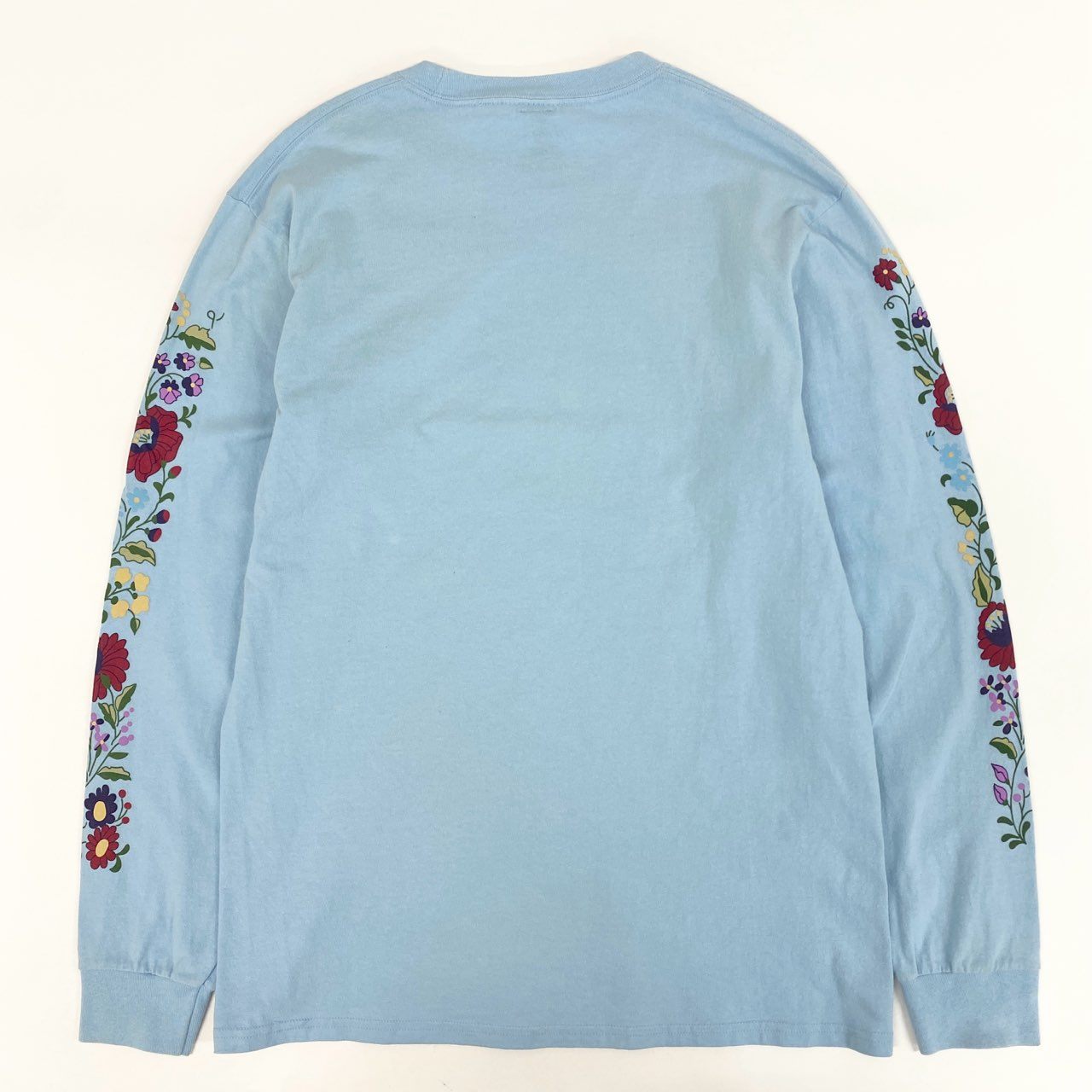 44h26 NOAH ノア ×Jimi Hendrix 長袖Tシャツ ロンT ロゴ 袖プリント 22-070-122-0064-1-0 Mサイズ ブルー コットン メンズo07t