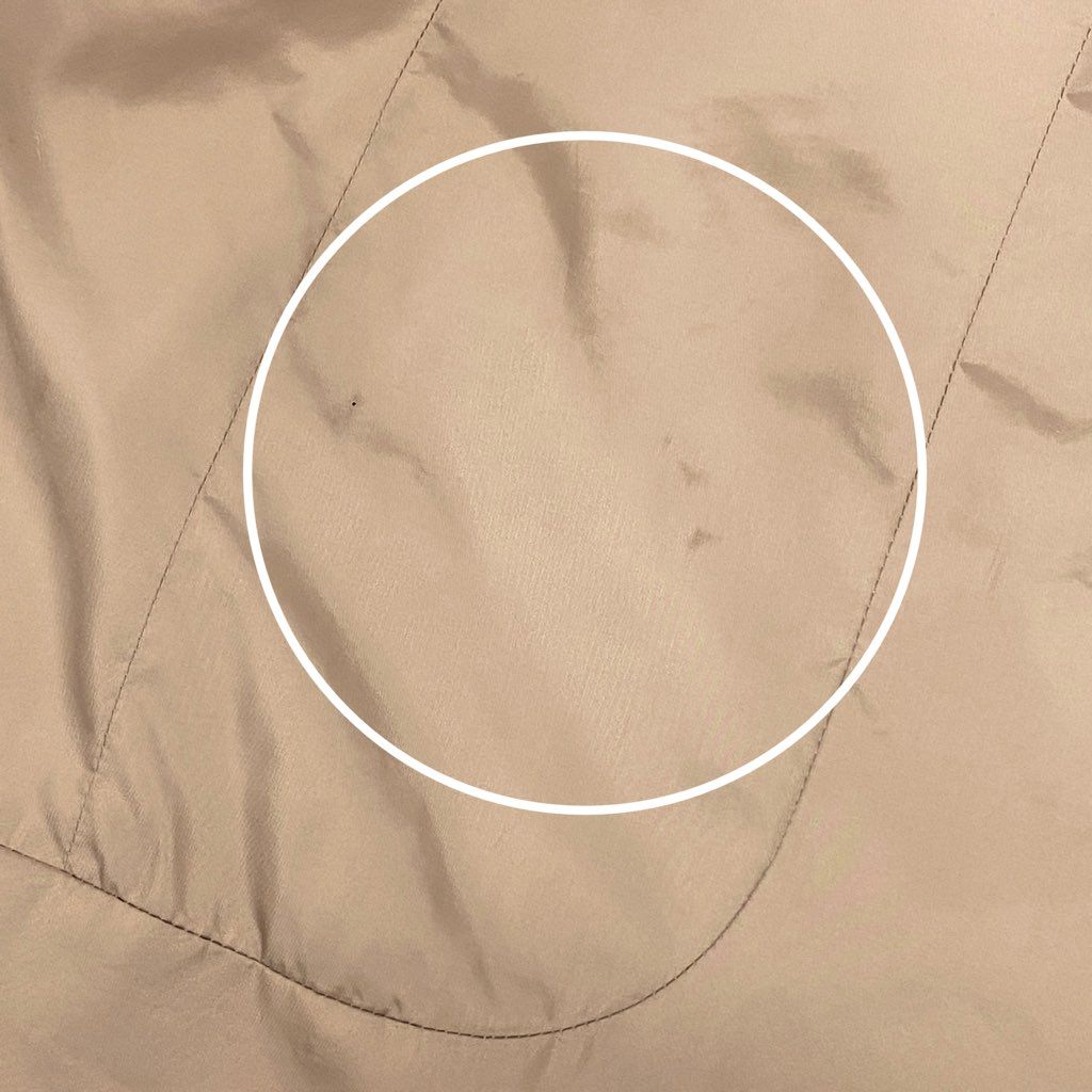 42a27 Aquascutum LONDON アクアスキュータム リバーシブル ダウンコート 2way レッキスラビットファー チェック柄 レディース サイズ8 ベージュo07t