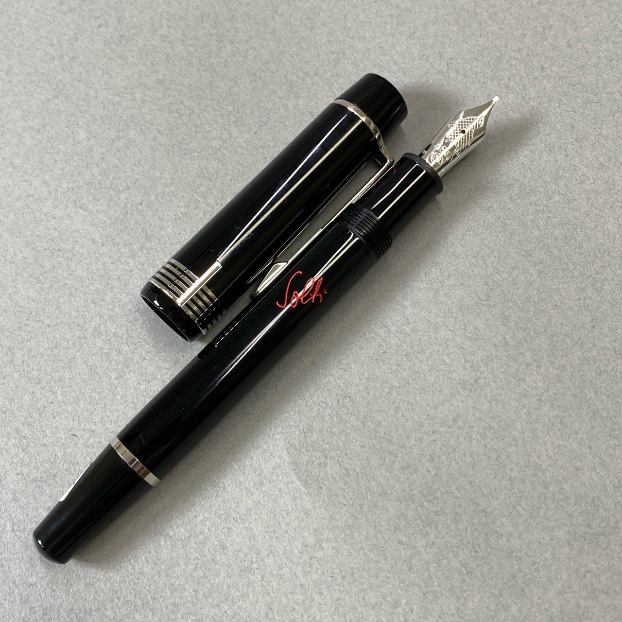 j16《未使用》 MONTBLANC モンブラン SIR GEORG SOLTI ペン先18K 750 万年筆 4810 ゲオルグショルティ 750 Donation Pen トランプセット 箱付t18r