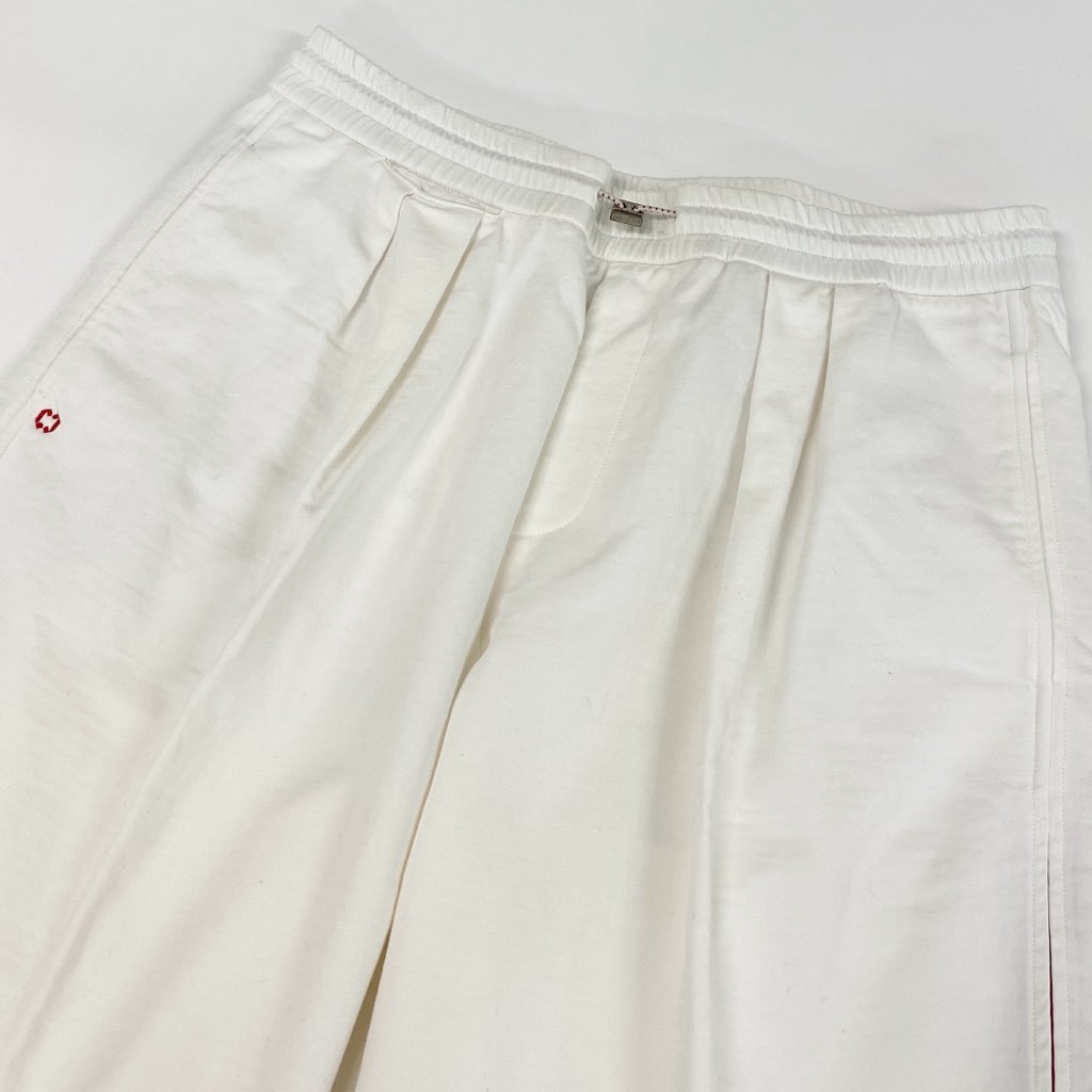 21d6 《新品タグ付き》 Code costume コードコスチューム ストラスブルゴ取扱 イージーショートパンツ ハーフパンツ リラックスパンツ サイズ50 ホワイト メンズ イタリア製