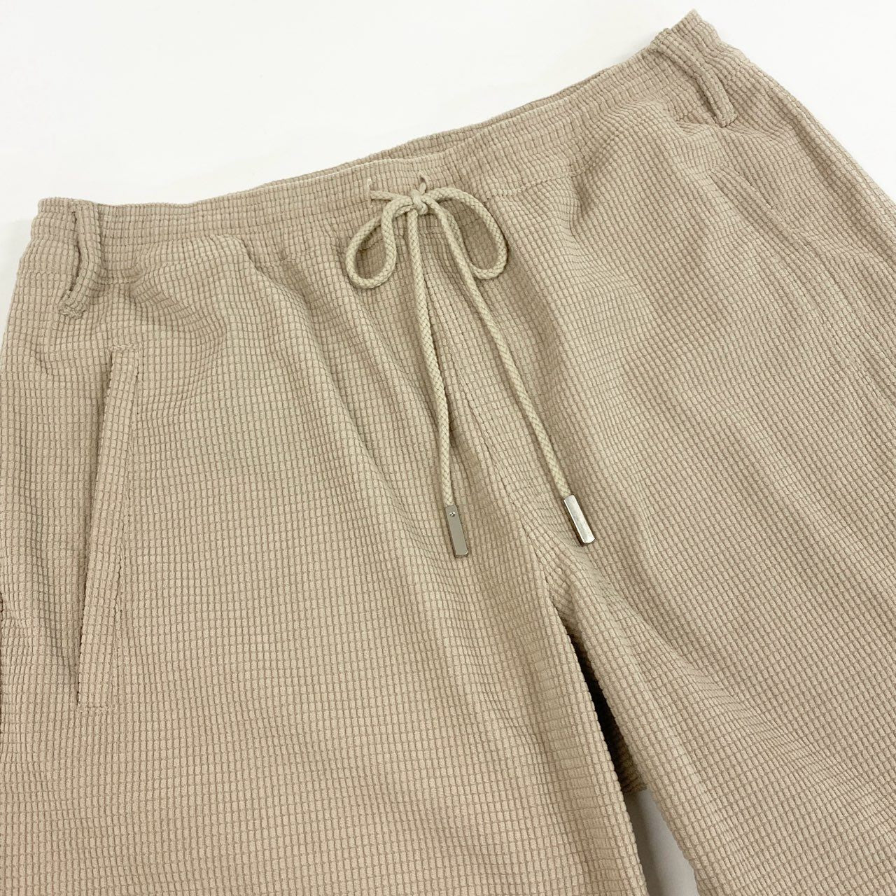 42k27 MLVINCE メルヴィンス summer corduroy shorts ショートパンツ ハーフパンツ サマーコーデュロイ L ベージュ ポリエステル100