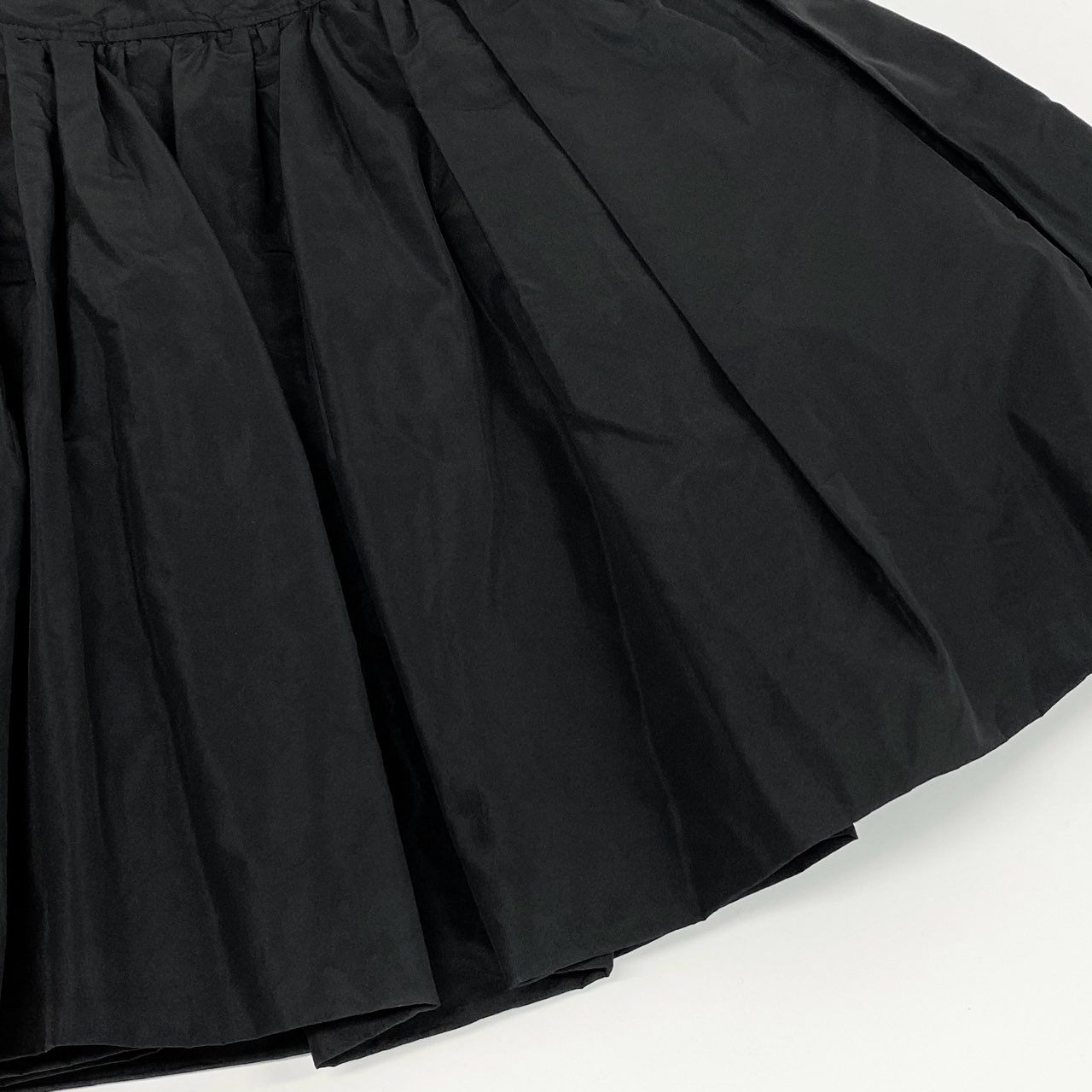 77f24 PATOU パトゥ バブルバルーンミニスカート ボトムス フレアスカート 24A-SK043-0011 36 ブラック レディース