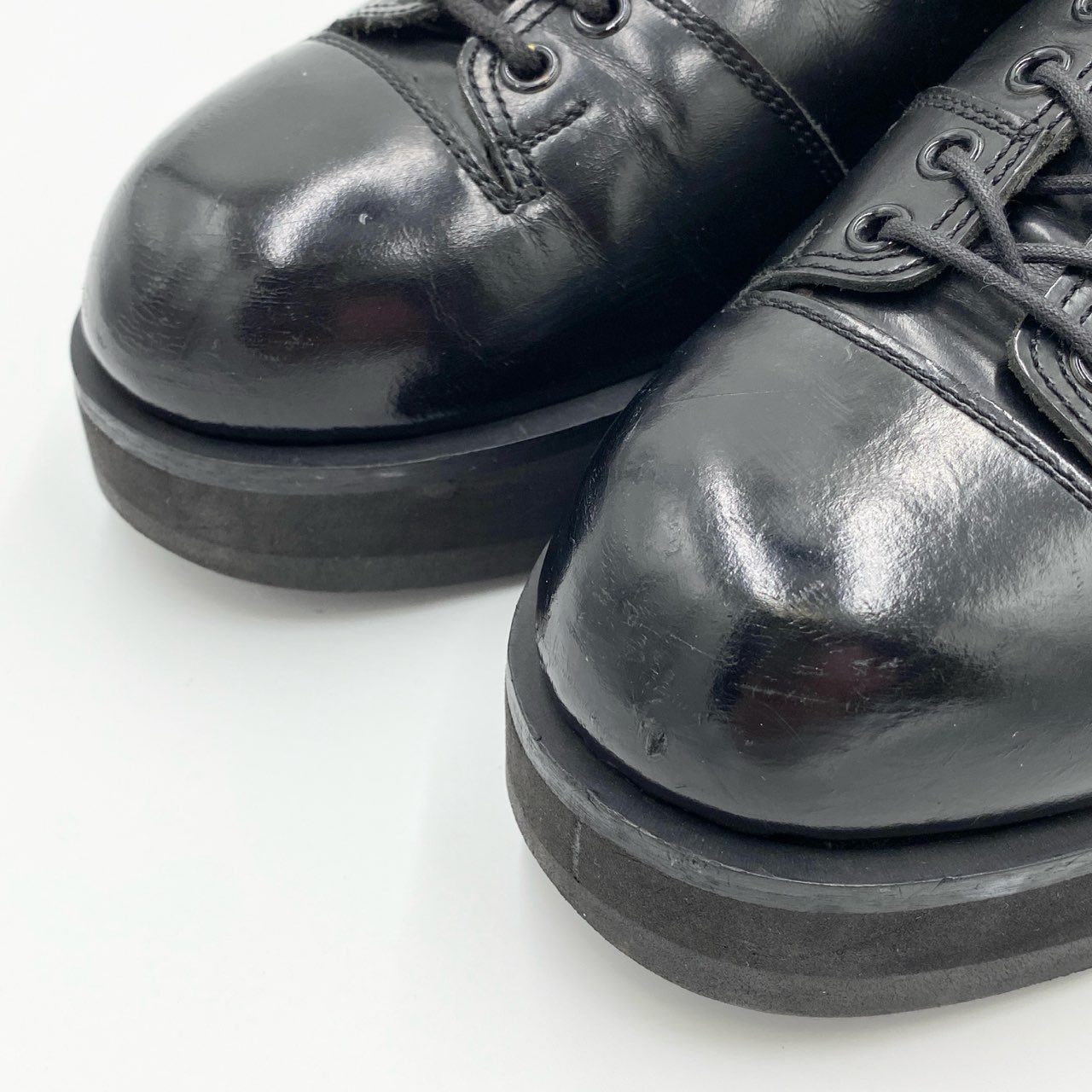 1i4 Yohji Yamamoto POUR HOMME ヨウジヤマモト プールオム モンキーブーツ ショートブーツ 革靴 レザーシューズ M ブラック レザー メンズ 紳士靴u02t