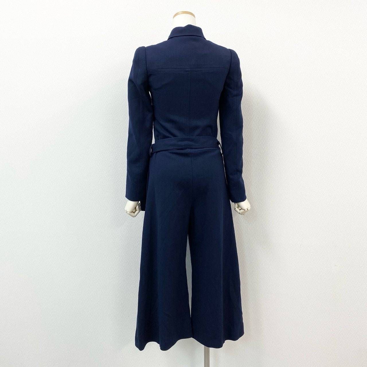 1g2 STELLA McCARTNEY ステラマッカートニー ジャンプスーツ オールインワン オーバーオール 長袖 イタリア製 サイズ34 ネイビー レディース 女性用