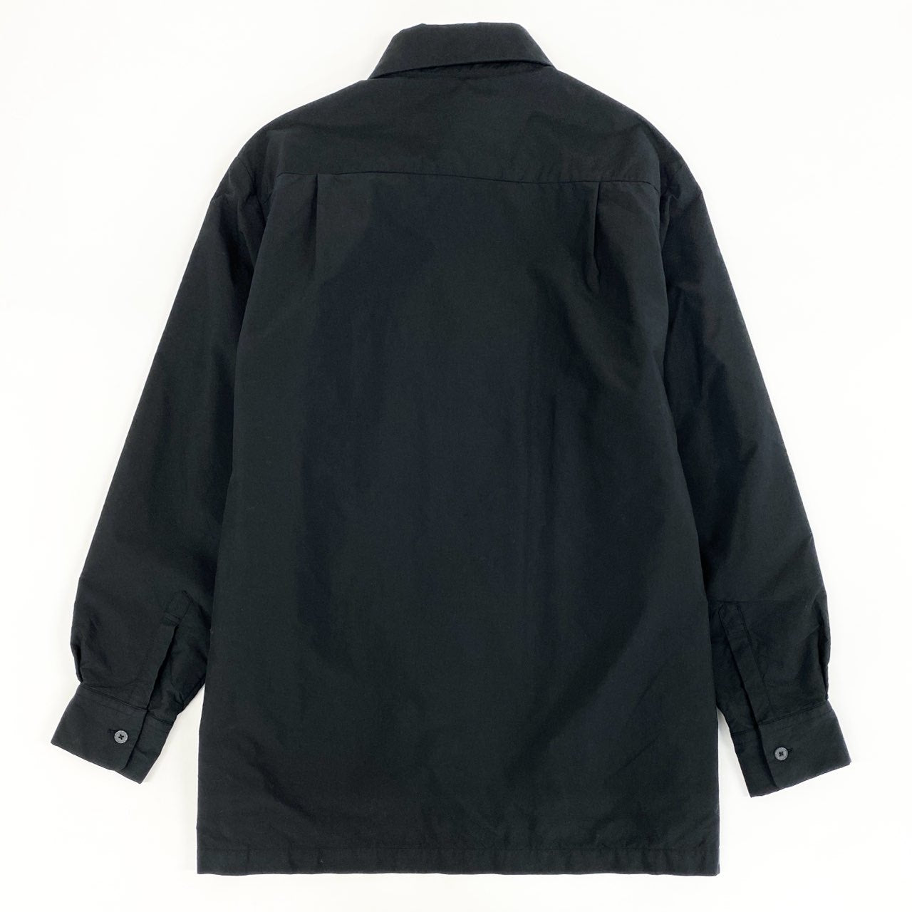 36d8 FUMITO GANRYU フミトガンリュウ Padded Shirt 中綿入りシャツ ジャケット FU4-SH-10 1 ブラック 画像参照 日本製 オーバーサイズ ビッグシルエット