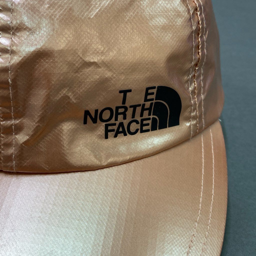d5 Supreme シュプリーム THE NORTH FACE ザノースフェイス Metalic Cap 6-Panel Cap コラボ ユニセックス Free ピンクゴールド ナイロン100%