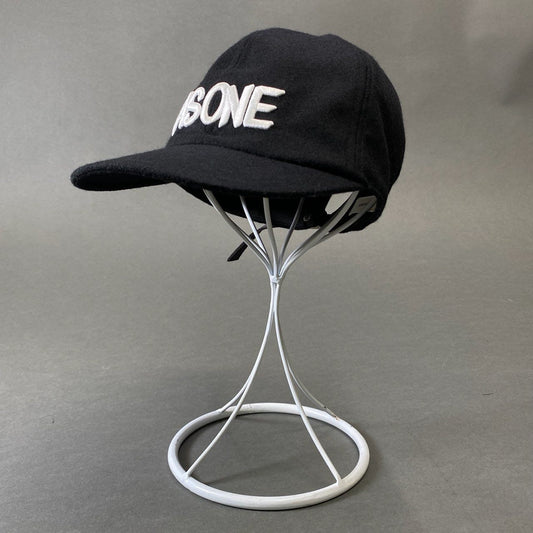 h1 Sacai サカイ 23SS Eric Haze AS ONE Cap ロゴ刺繍キャップ 帽子 ブラック メンズk02i