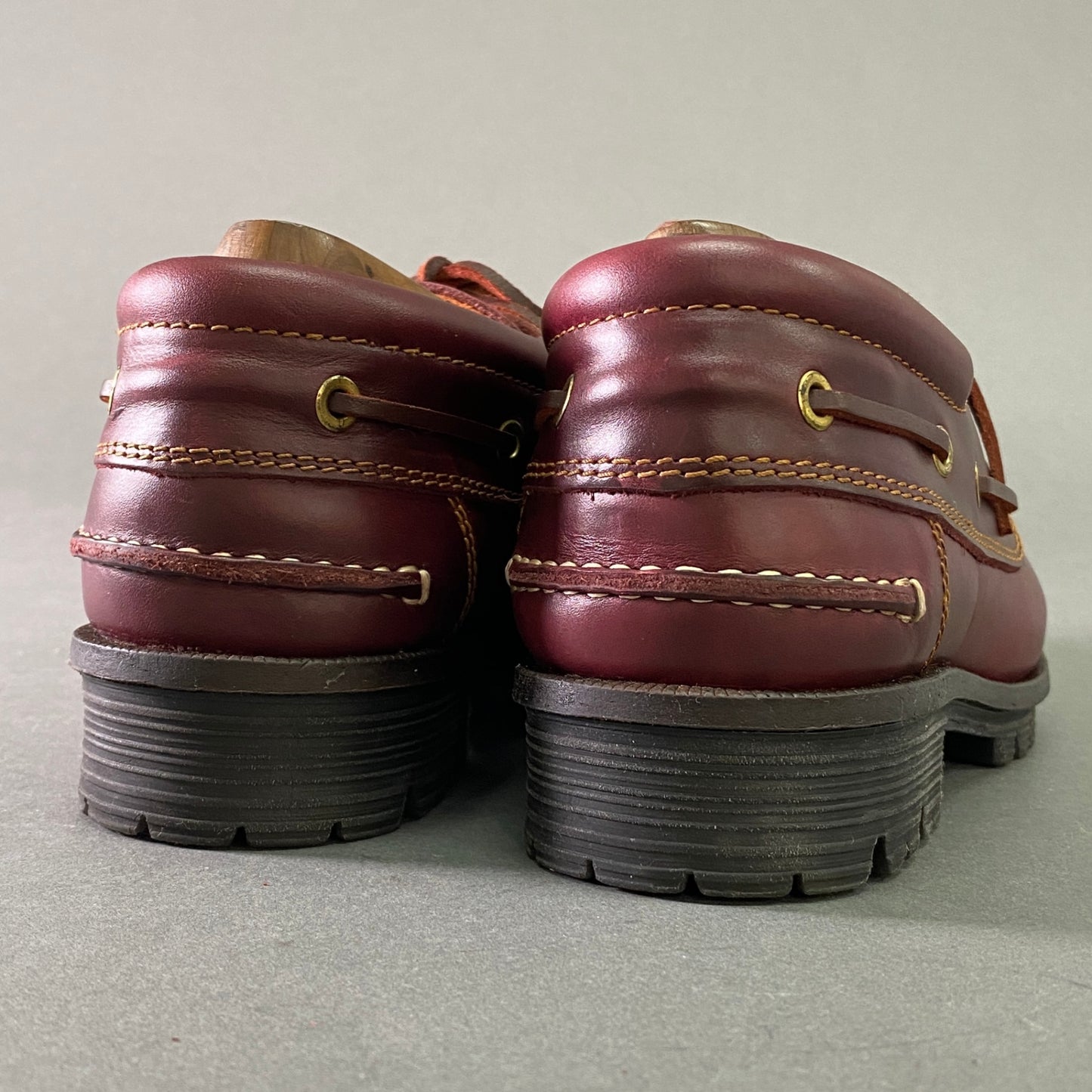 3a22 Danner ダナー モカシン 3EYELET アイレット レザーデッキシューズ D0024 27cm バーガンディ Leather ポルトガル製