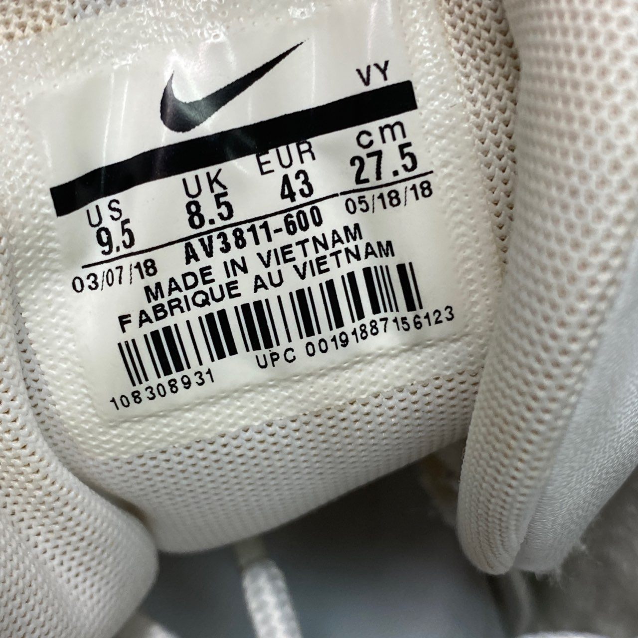 7l20 NIKE ナイキ AIR MORE UPTEMPO 96 ITALIAN FRAG モアテン スニーカー AV3811-600 27.5cm レッド ホワイト グリーン エアモアアップ テンポ イタリア シューズ
