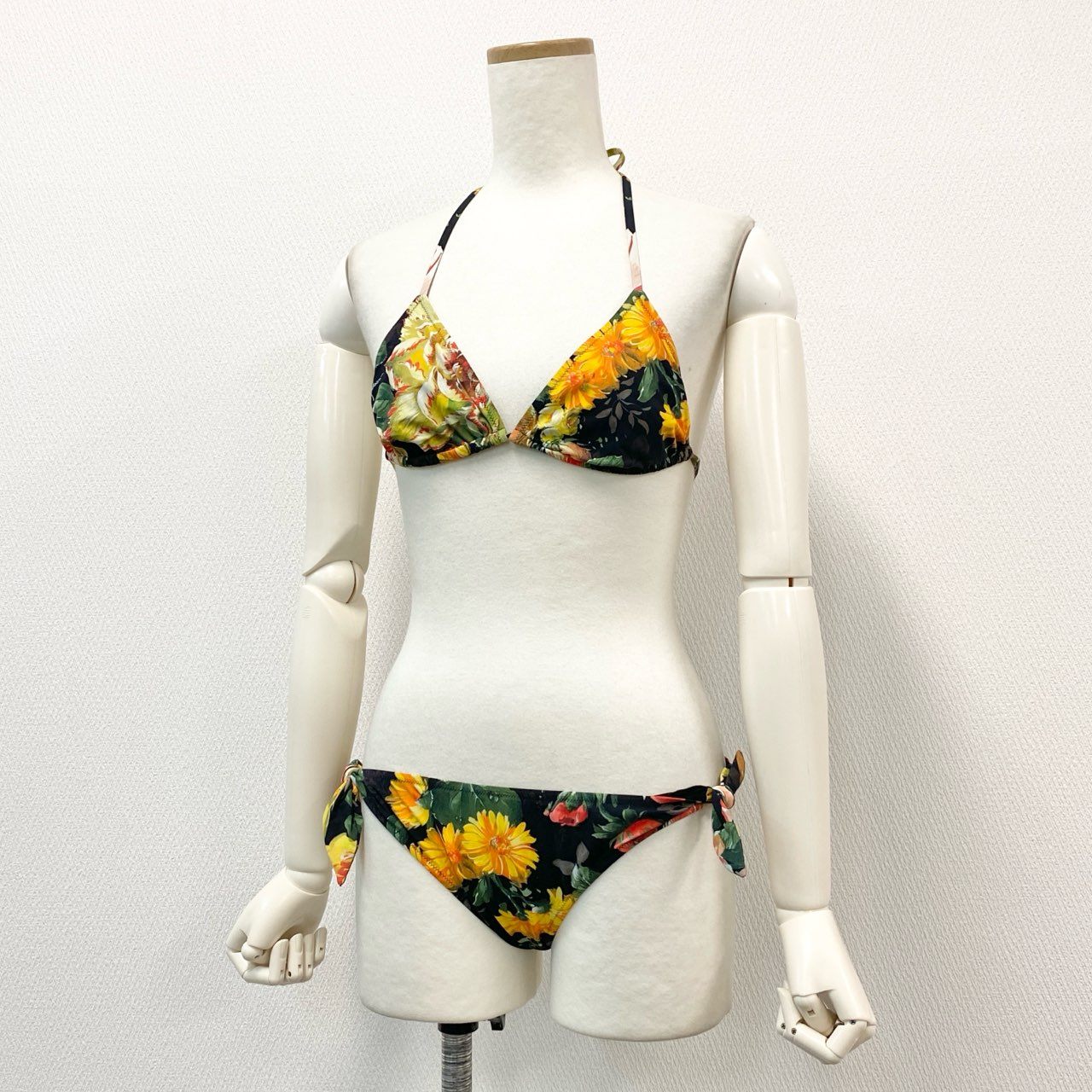 5d2 DOLCE&GABBANA ドルチェアンドガッバーナ BEACH WEAR スイムウェア ビーチウェア 水着 ボタニカル フラワー 花柄 EU:M マルチカラー レディース