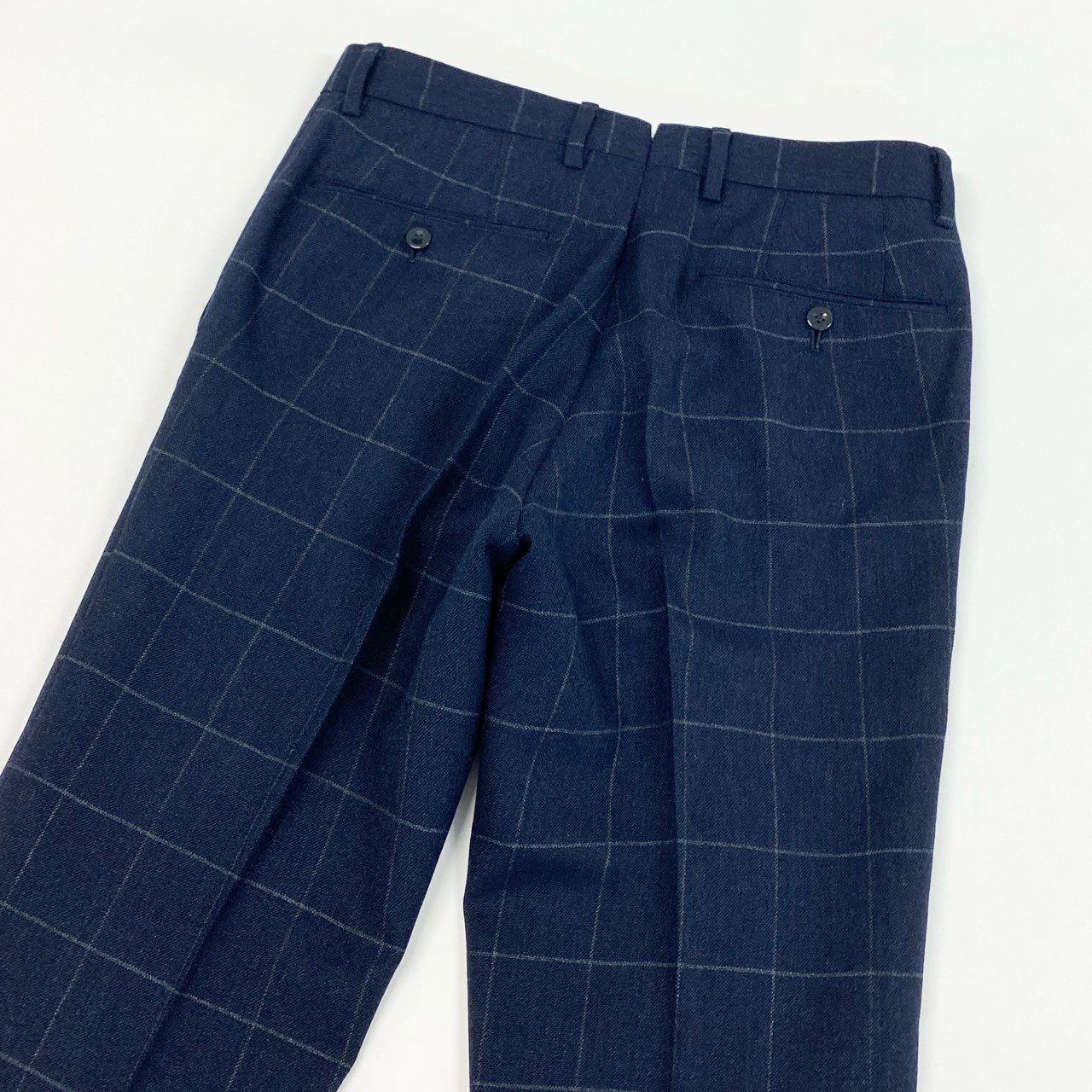 87f24 《美品》 RING JACKET リングヂャケット × guji グジ カシミヤブレンド セットアップ スーツ 42 ネイビー Zegna ゼニア生地 フォーマル ビジネス