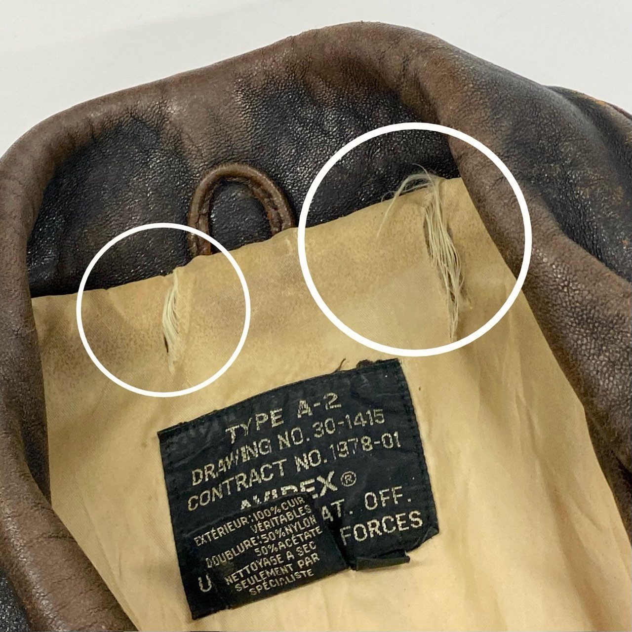 8b20 AVIREX アヴィレックス TYPE A-2 レザージャケット フライトジャケット U.S.ARMY AIR FORCES M ブラウン レザー メンズu02t