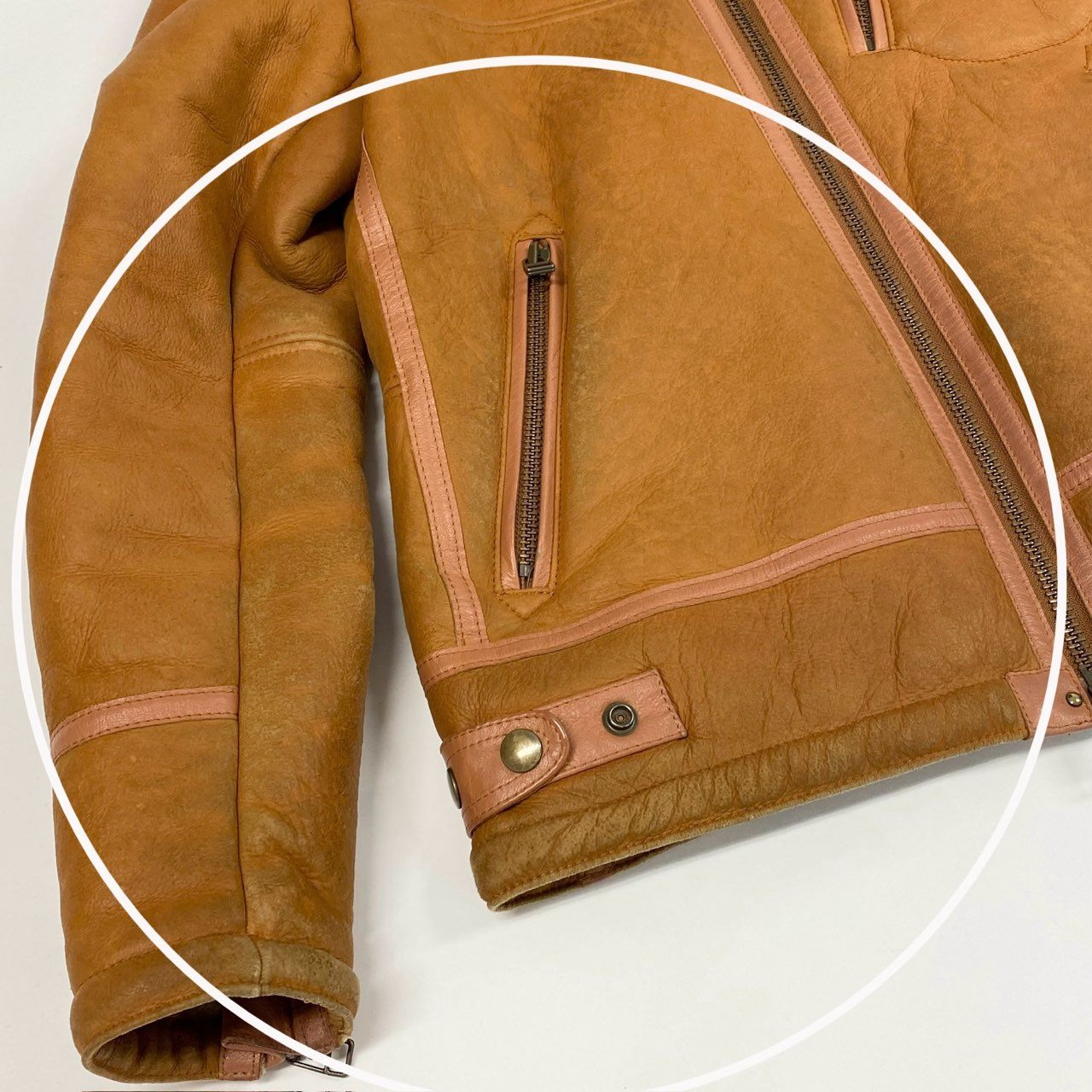 16j20 AVIREX アヴィレックス MOUTON RIDERS JACKET ムートンライダースジャケット 6151117 L キャメル ラムレザー ジャケット ボア アメカジt18r
