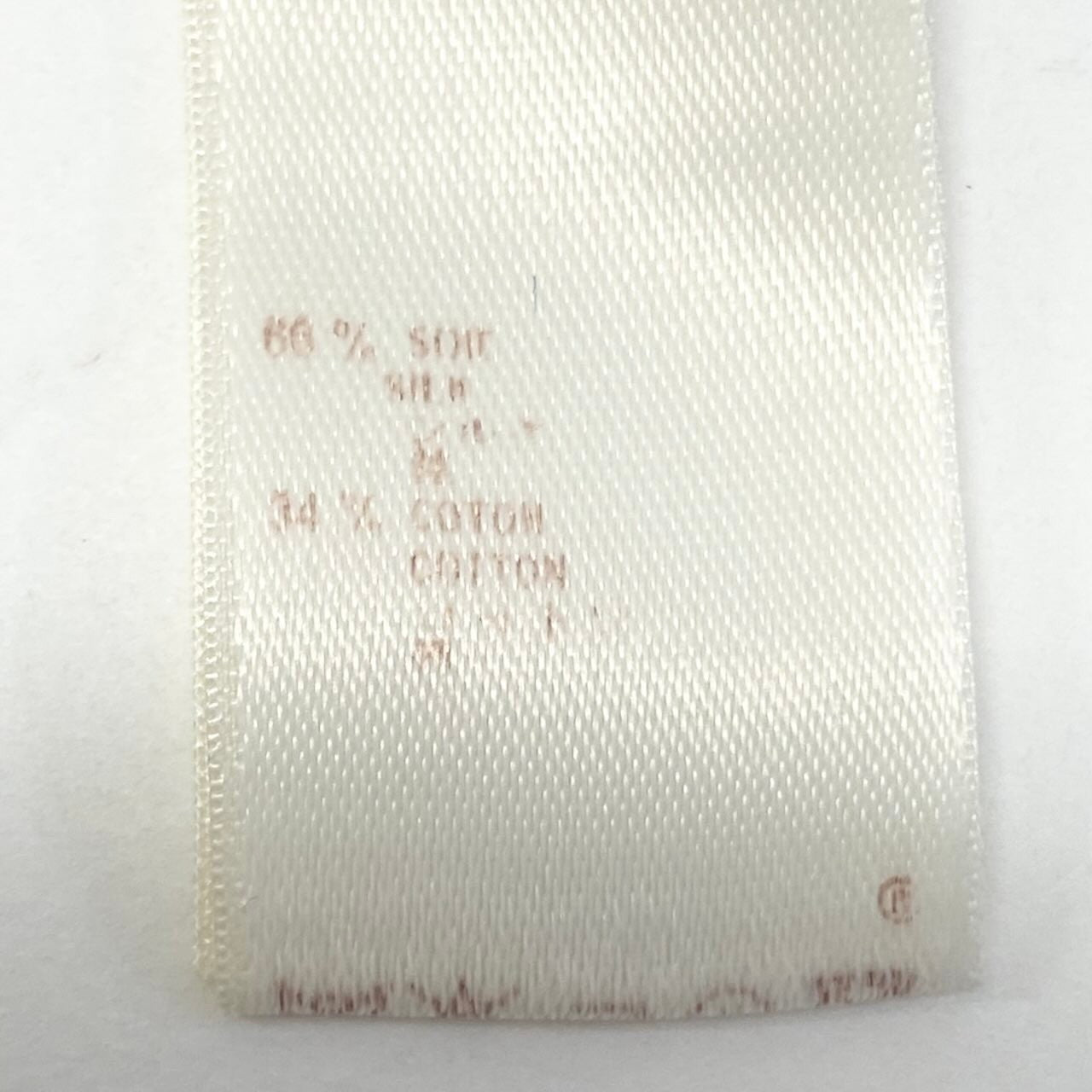 11d27 LOUIS VUITTON ルイヴィトン リボン ニットカットソー ノースリーブニット ストライプ柄 イタリア製 サイズXS ホワイト ブラック シルク コットン レディース 女性用u02t