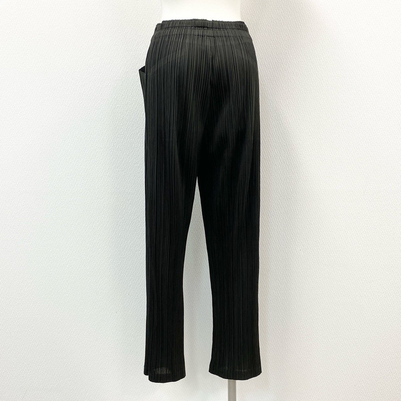 59e9 PLEATS PLEASE プリーツプリーズ プリーツパンツ ボトム PP83-JF414 サイズ3 チャコール レディース 女性用