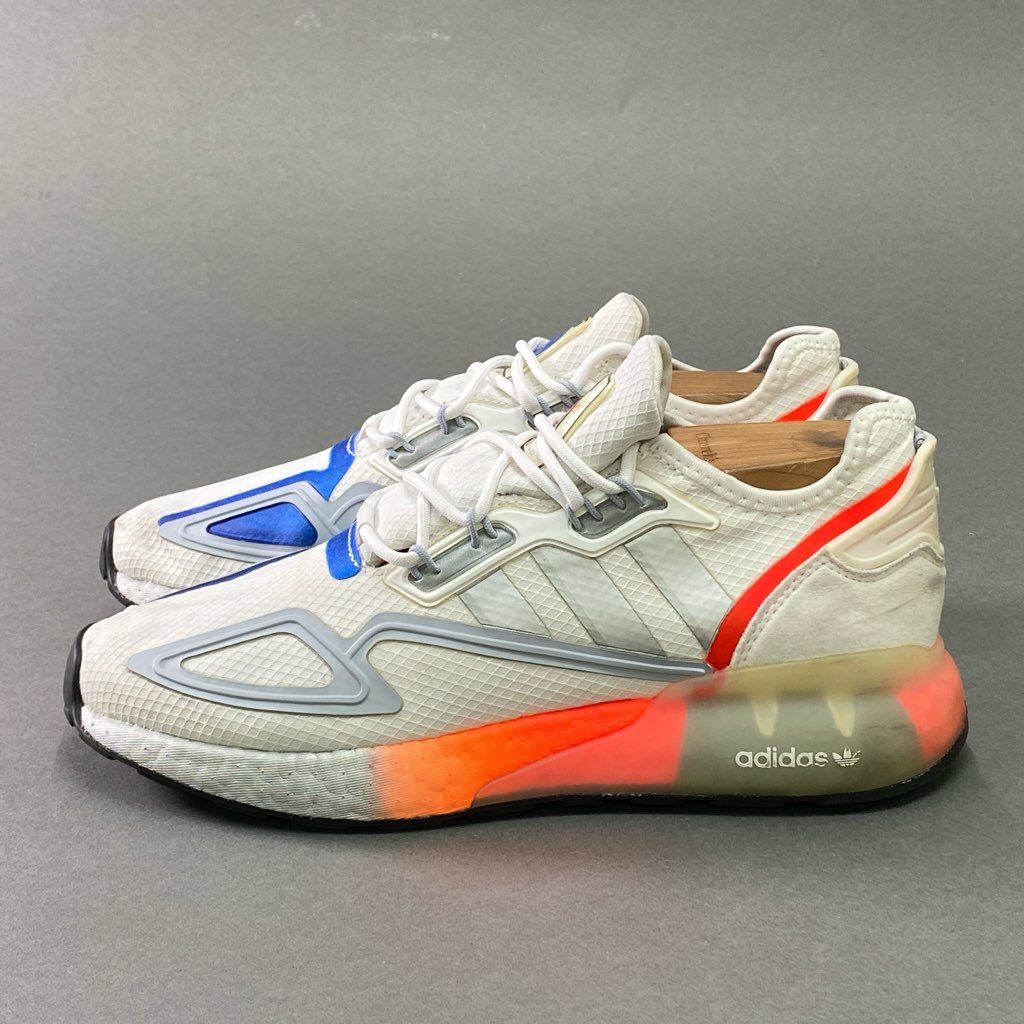 7e10 adidas アディダス NASA ナサコラボ ZX 2K BOOST ブースト FY5725 26cm ホワイト スニーカー シューズ