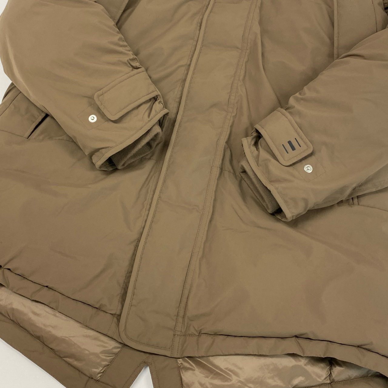 24f18 《未使用保管品》タグ付 定価\68,000 CANTERBURY カンタベリー DEFENDER PUFF COAT 中綿ジャケット コート HTM7150 1 ブラウン系 メンズ