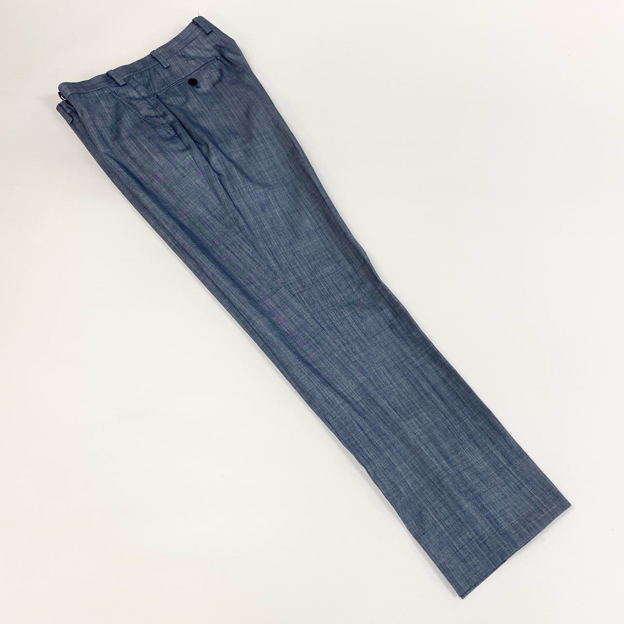 79j9 BLACK LABEL CRESTBRIDGE ブラックレーベル クレストブリッジ スーツセットアップ シングルスーツ 2B 背抜き サイドベンツ 51H21-311-22 40サイズ インディゴ メンズo07t