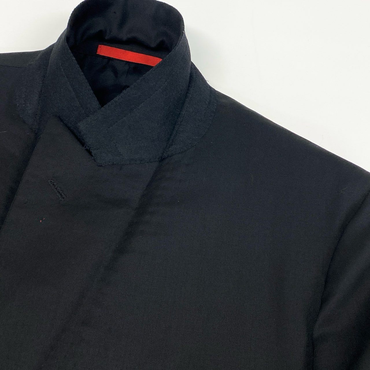 61g23 ISAIA NAPOLI イザイア ナポリ セットアップ スーツ GREGORY グレゴリー ピークドラペル テーラードジャケット スラックスパンツ 大きいサイズ 56 ブラック メンズ