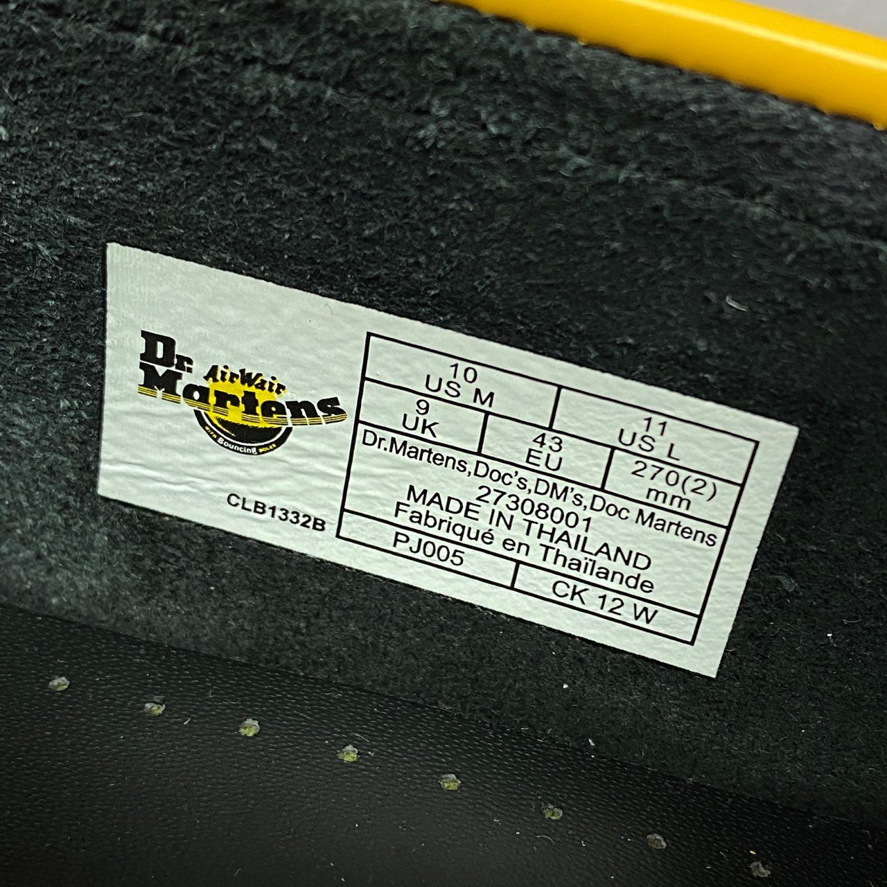6l20 《美品》 Dr.Martens ドクターマーチン ADRIAN エイドリアン タッセルローファー 27308001 UK9 ブラック グリーン イエロー レザー シューズ 靴 箱付き