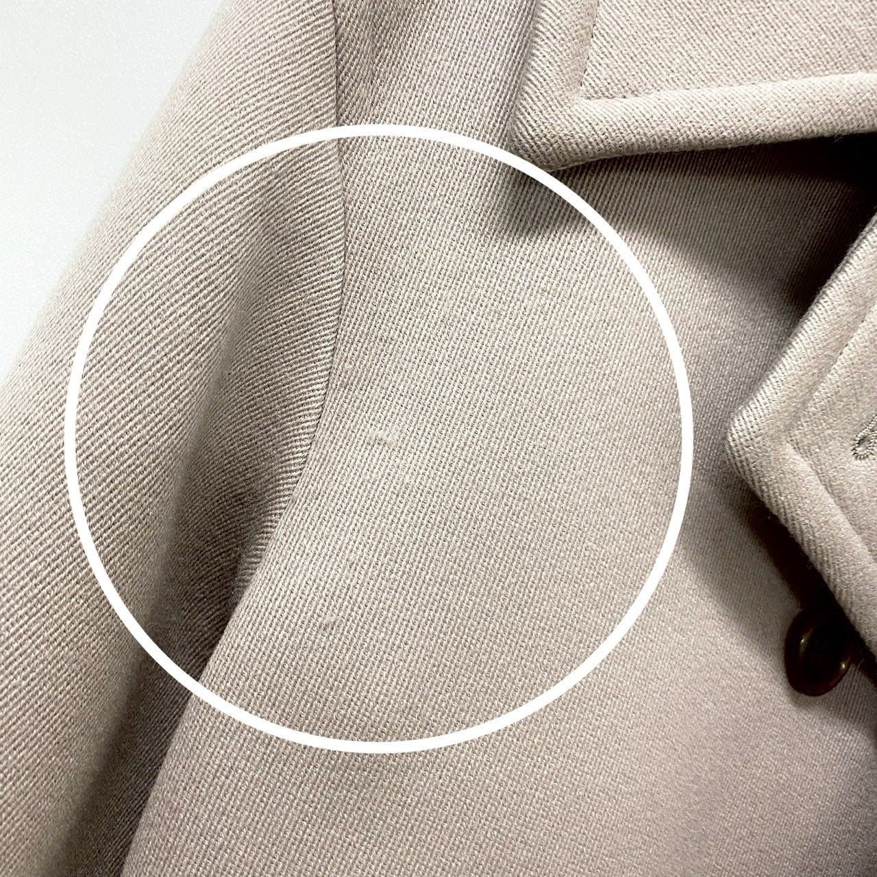 14c20 Camoshita UNITED ARROWS ユナイテッドアローズ ショートコート Pコート ウールブレンド〇 メンズ 紳士服 日本製 1177-699-2578 サイズ46 ライトグレー系u02t