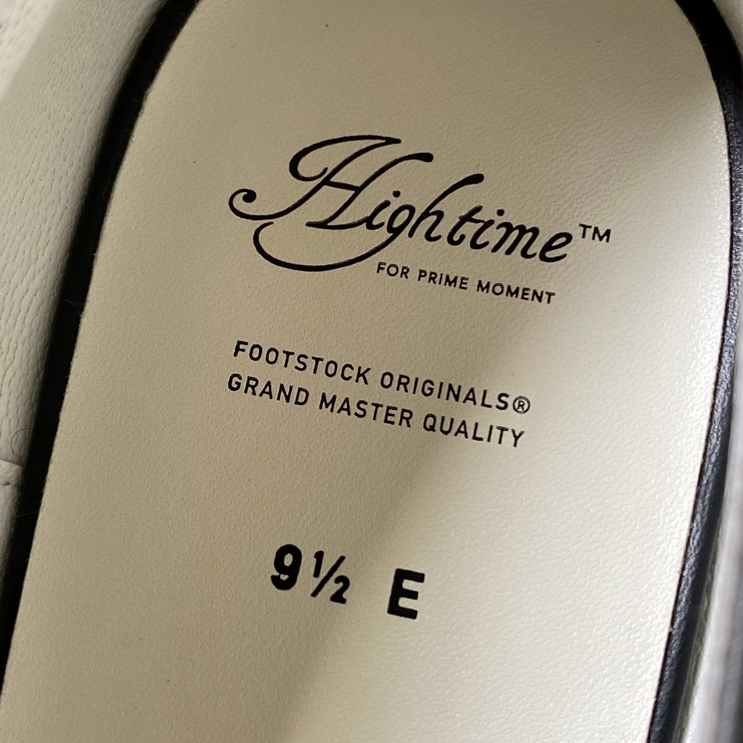 12f26 ②《極美品》 定価¥42,900 FOOTSTOCK ORIGINALS フットストック オリジナルズ ONE PIECE レザーシューズ FS191202 9 1/2E グレー LEATHER 一枚仕立て インペリアルソール