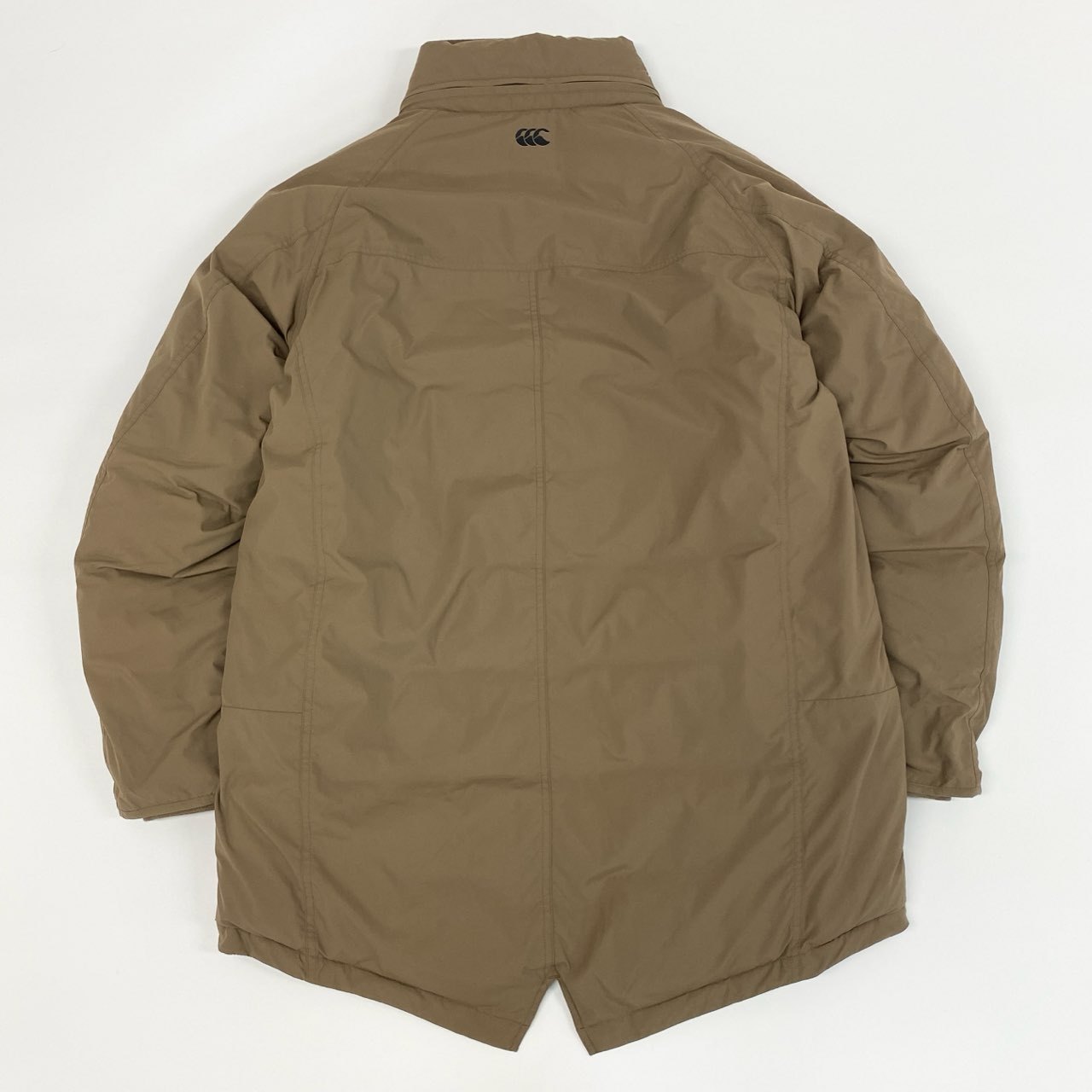 24f18 《未使用保管品》タグ付 定価\68,000 CANTERBURY カンタベリー DEFENDER PUFF COAT 中綿ジャケット コート HTM7150 1 ブラウン系 メンズ
