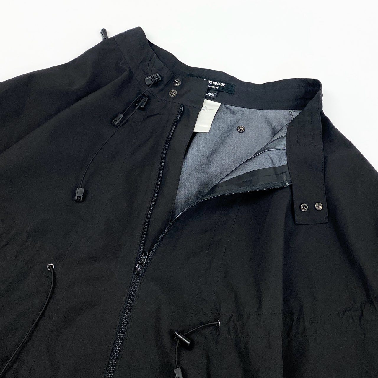 72a14 JUNYA WATANABE COMME des GARCONS ジュンヤワタナベ コムデギャルソン 2way スカート ポンチョ S ブラック AD2005 日本製 GORE WINDSTOPPER
