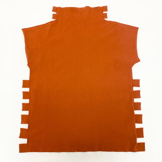 53e19 ISSEY MIYAKE A.POC イッセイミヤケ エイポック 伸縮素材 デザインノースリーブカットソー トップス AP63KK428 サイズ2 レディース 女性用
