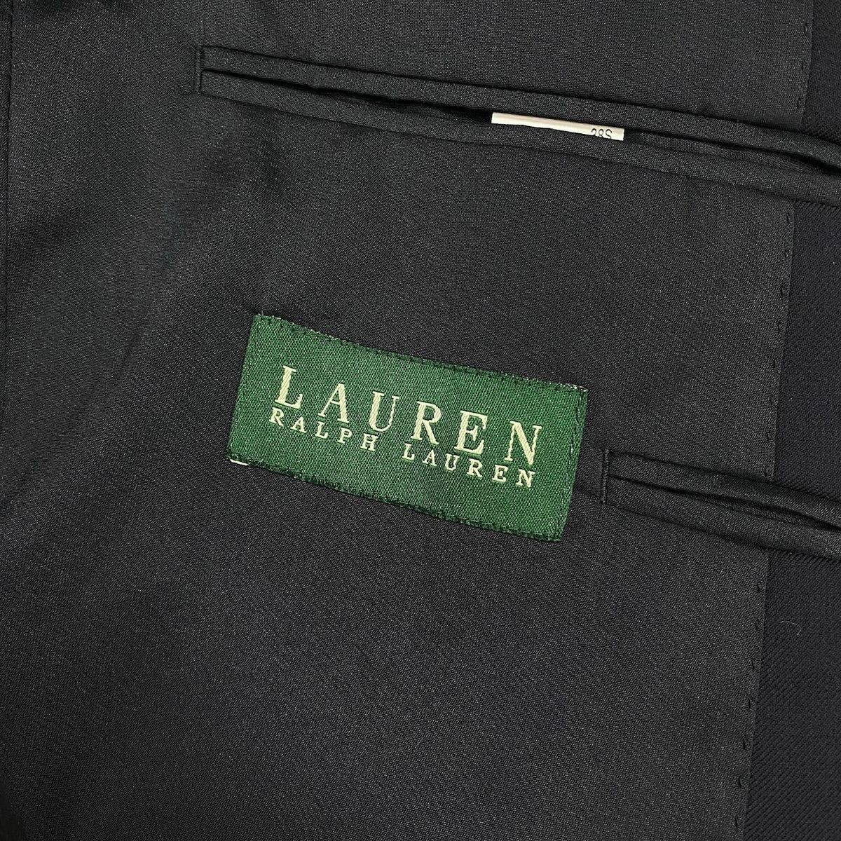 30j27 LAUREN RALPH LAUREN ローレンラルフローレン テーラードジャケット 紺ブレ 金ボタン ネイビー メンズo07t